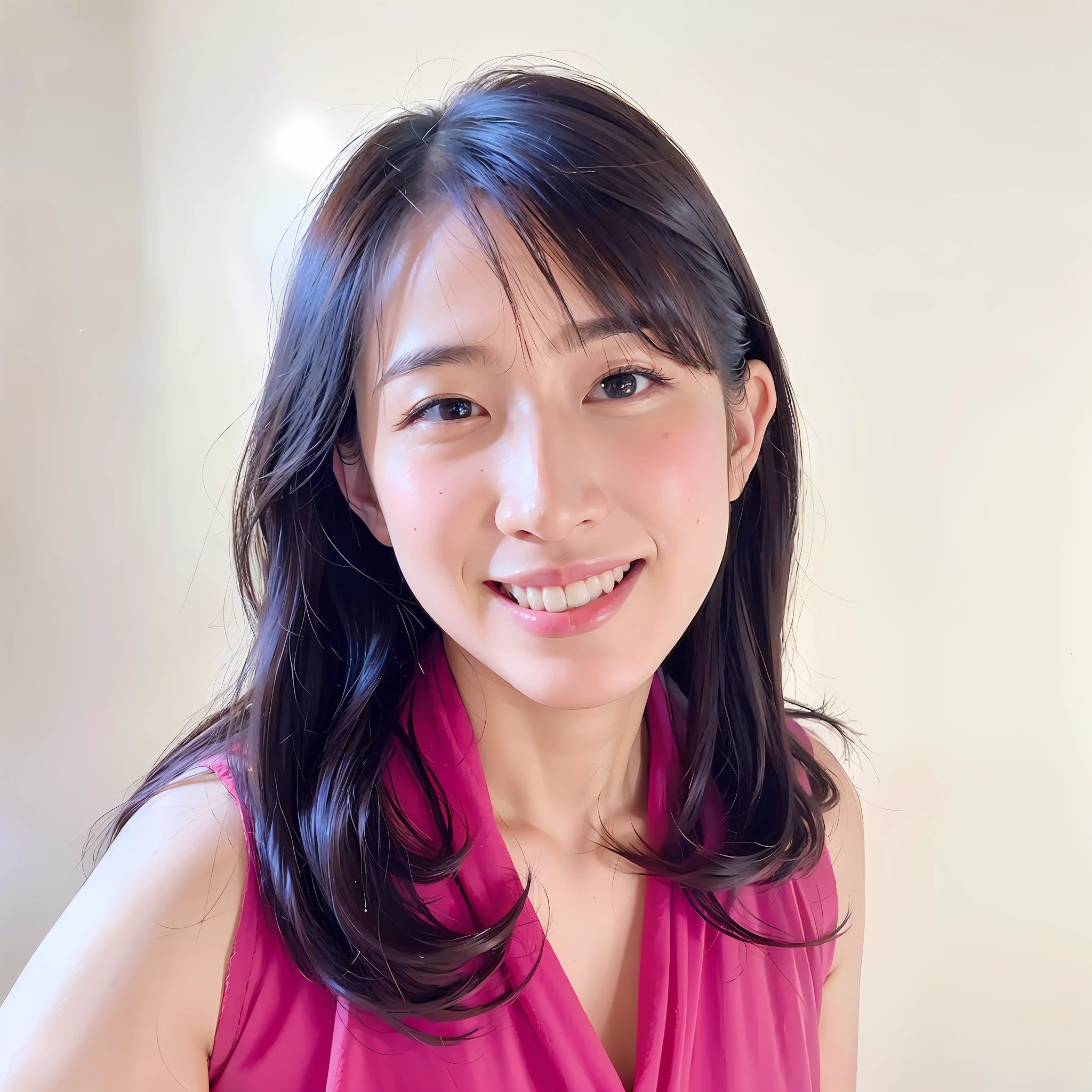 Top Quality, Face Focus, Soft Light, (Depth of Field), Ultra High Resolution, (Photorealistic: 1.4), RAW Photography, (Moody Lighting, Day: 1.2),
1 Japan girl, Solo, Cute, Cute, (Shy, smile:1.1), (brown eyes), Natural face,white dress,