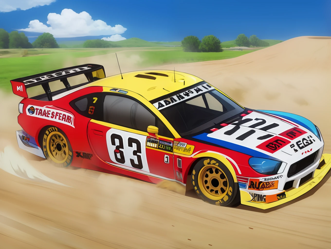 Rally cars, blueprints, race cars