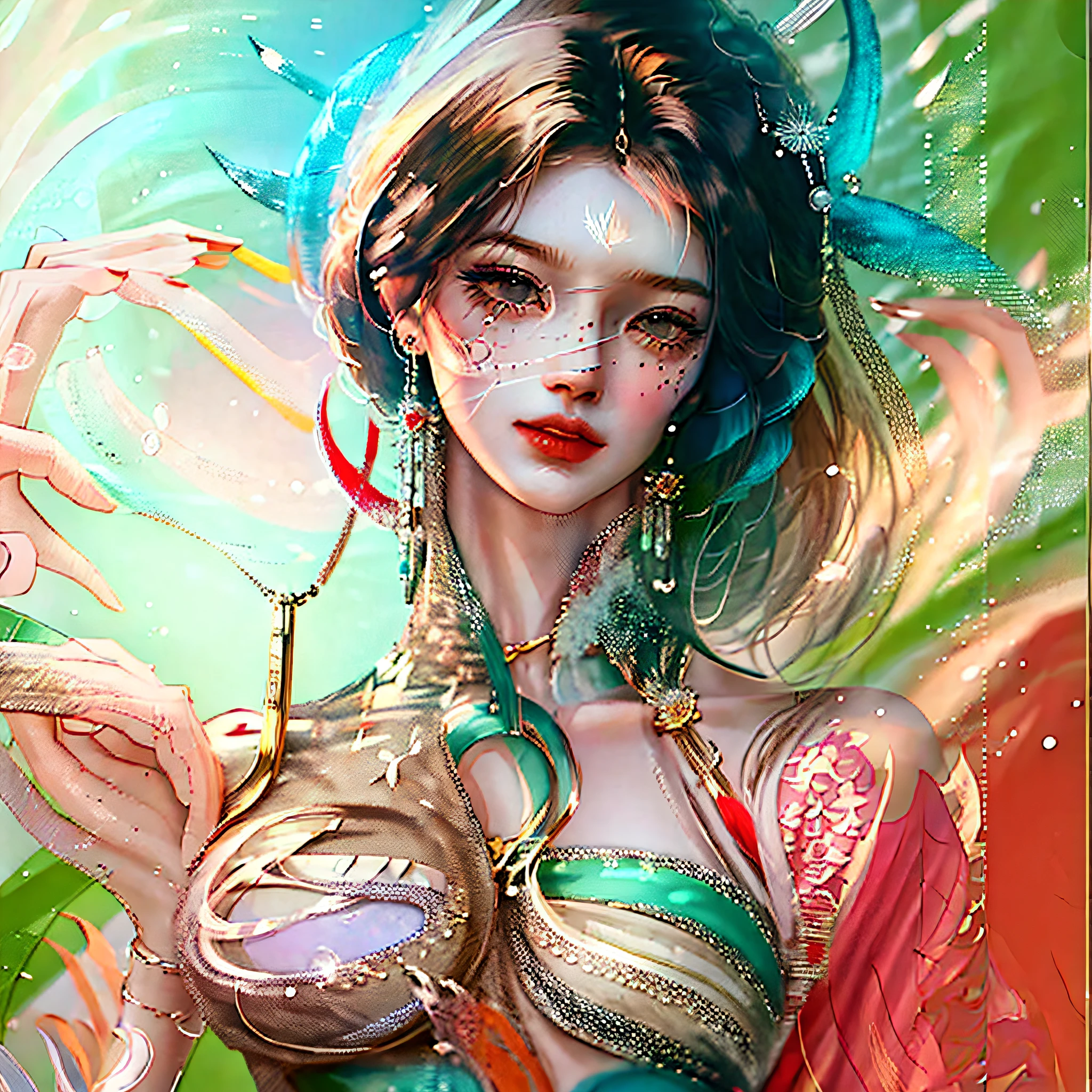 A beautiful woman with a peerless face --auto --s2