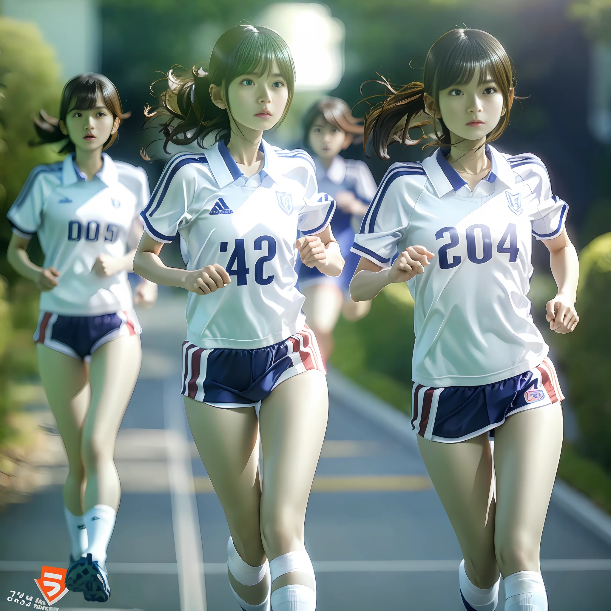 Running in white jersey, gymnasium, Kim Tae-joon, Yoon Se-sung, Shin Min-jung, Shin Jin-young, Choi Hong-hwa, Kim Hyun-joo, Japan