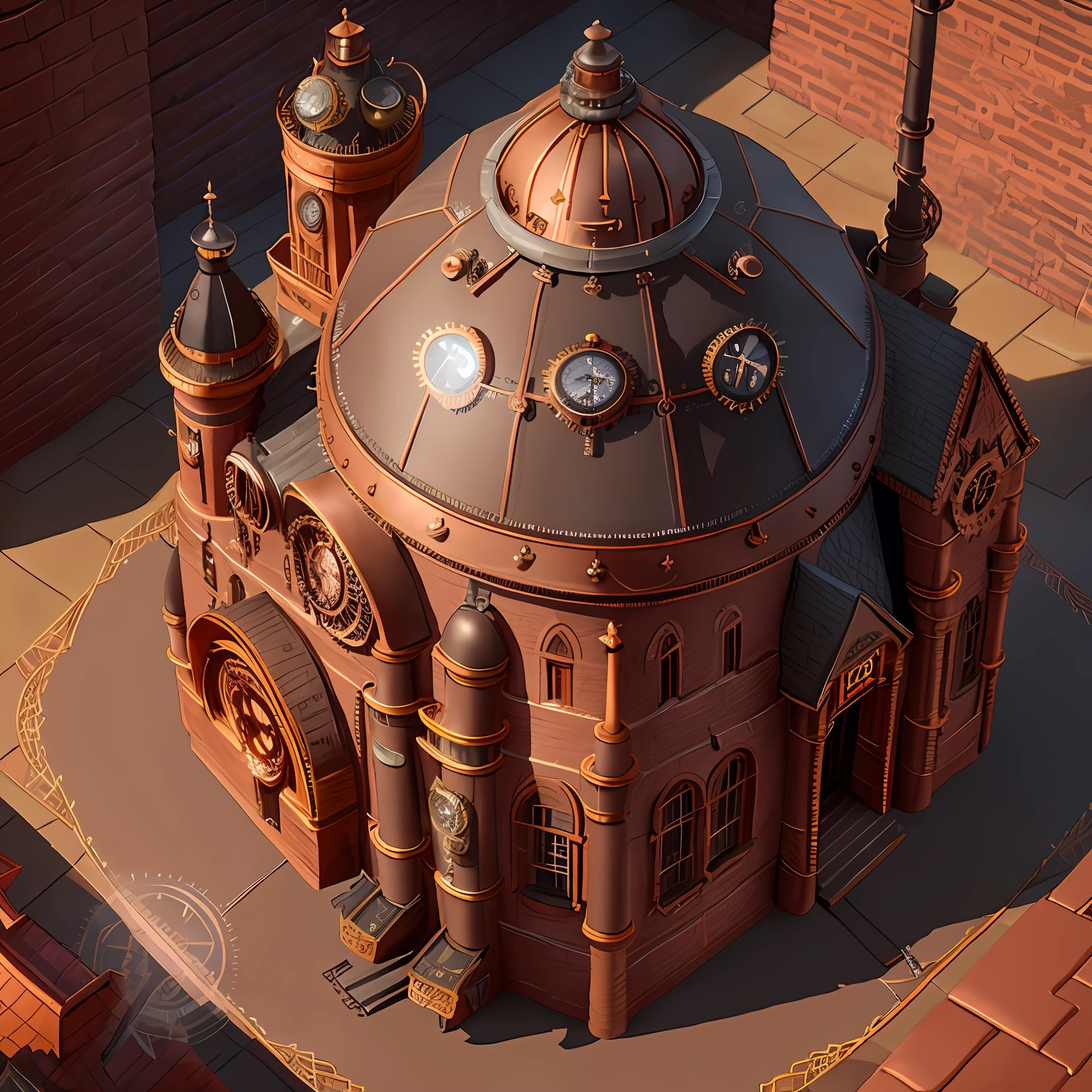 Steampunk city