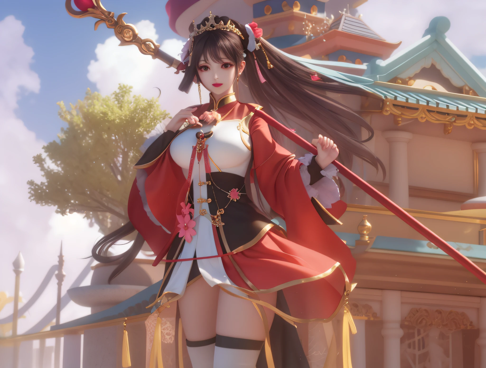 Particularly plump breasts, especially large breasts, very large breasts, especially delicate hands, especially delicate face, especially delicate hands, especially plump buttocks