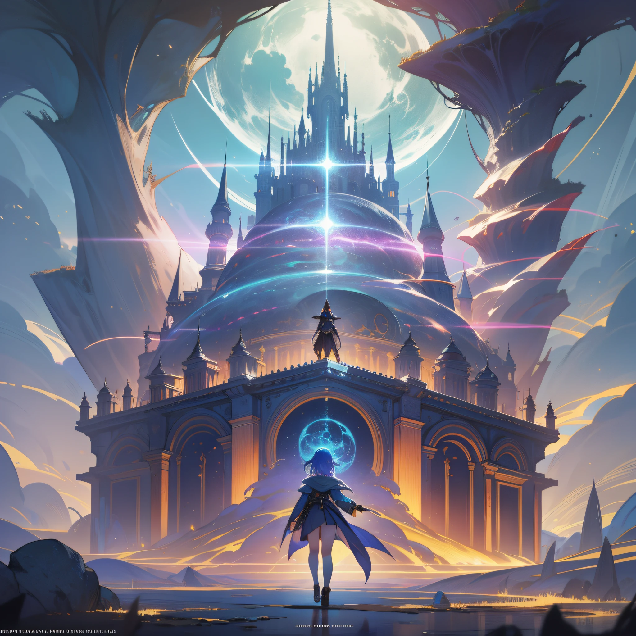 "In a distant realm beyond the boundaries of known space, immerse yourself in a fantastical sci-fi world of boundless imagination. Envision a realm where advanced technology and arcane magic coexist, where mythical creatures roam and interstellar civilizations thrive. Describe this extraordinary universe, painting a vivid picture of its unique landscapes, awe-inspiring cities, and diverse inhabitants. In this realm, peculiar beings with extraordinary abilities harness the forces of both science and sorcery. From towering floating cities held aloft by anti-gravity technology to ancient forests pulsating with mystical energies, every corner of this world is infused with wonder and intrigue. Detail the advanced gadgets, futuristic vehicles, and mind-bending innovations that shape everyday life in this realm. As you explore this world, encounter captivating characters, each with their own stories and motivations. From enigmatic space explorers seeking to unravel the secrets of the universe to powerful sorcerers protecting the balance between realms, there is an endless array of heroes, villains, and everything in between. Unleash your creativity as you delve into the intricate politics, epic conflicts, and hidden conspiracies that define this sci-fi fantasy realm. What grand quests and perilous adventures await those who dare to venture forth? What ancient prophecies and forgotten artifacts hold the key to shaping the destiny of this captivating world? Let your imagination soar as you craft an enthralling narrative that invites readers to lose themselves in this fantastical tapestry, where the boundaries of reality are shattered, and the possibilities are limited only by the depths of your imagination."