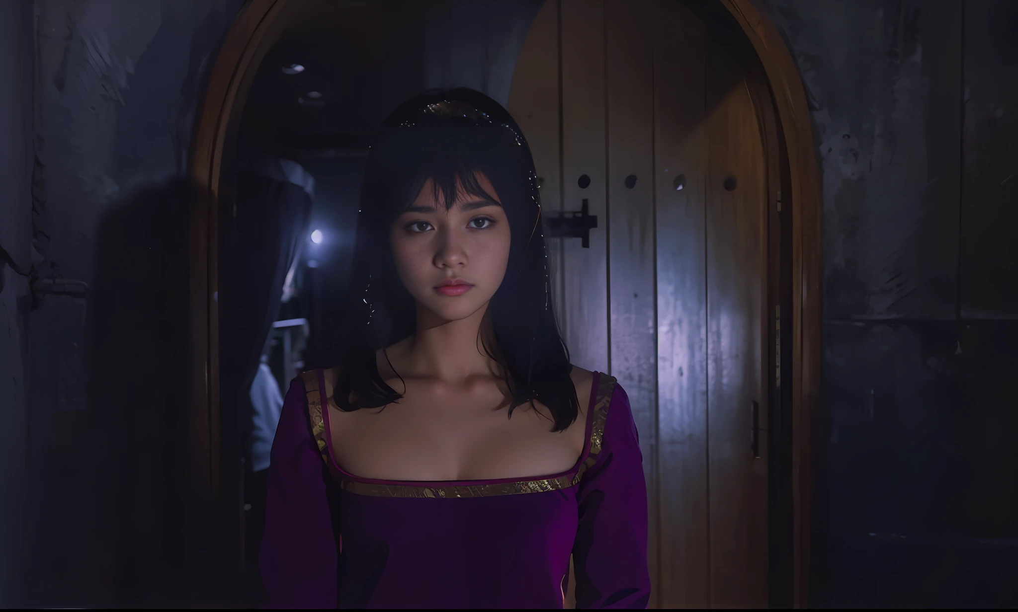 (8k, best quality, masterpiece:1.2), (realistic, photo-realistic:1.37), ultra-detailed,best quality, ultra high res, professional lighting, photon mapping, radiosity, physically-based rendering, cinematic lighting, basketball court,depth of field, sharp focus,sunbeam, good composition,(bokeh:1.2) 1girl,solo,(full body), (closed mouth),beautiful detailed eyes, pose, narrow waist,basketball uniform, black hair,messy hair,long hair floating in wind,(ulzzang-6500:1.2)
 mix4, hiqcgbody