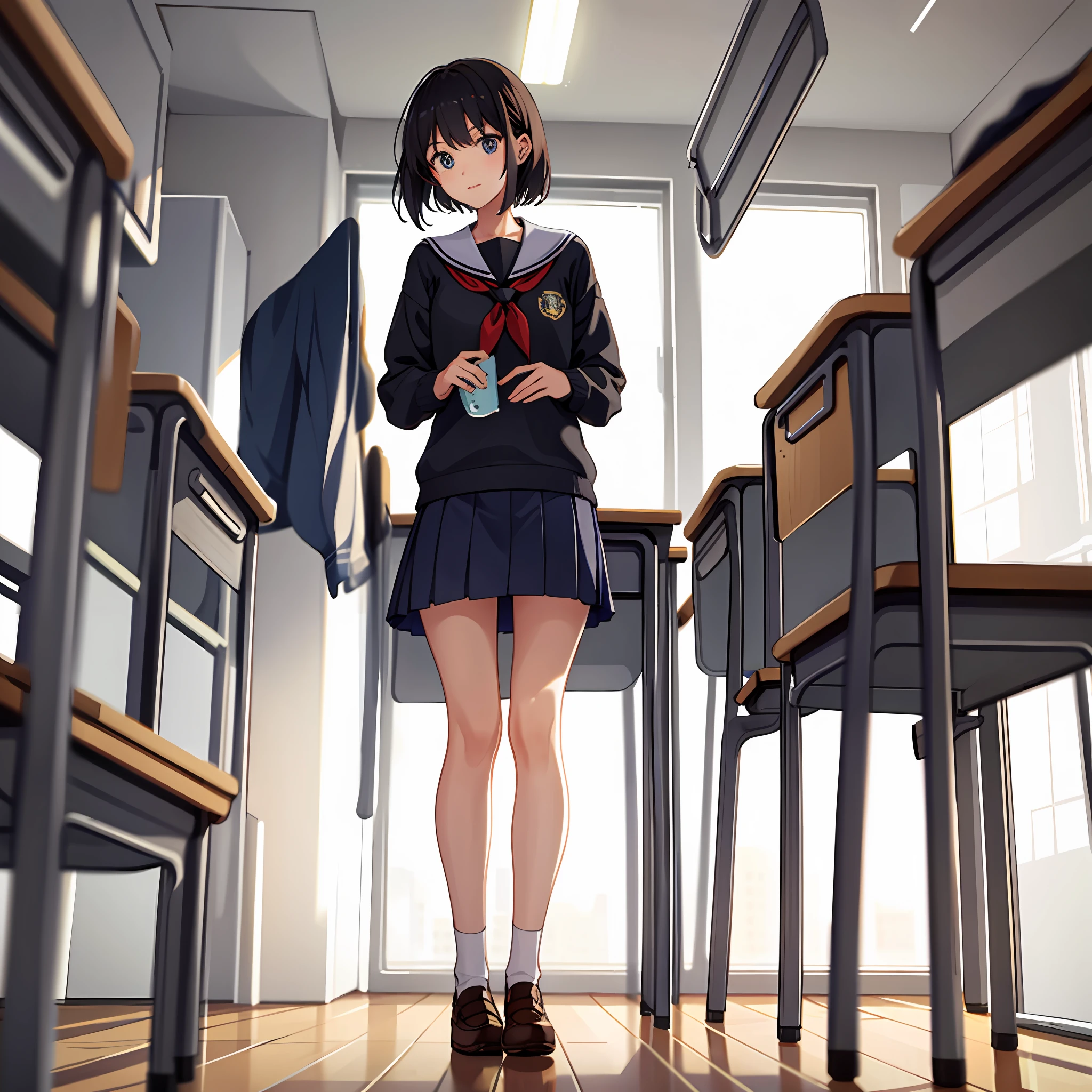 1girl in the classroom