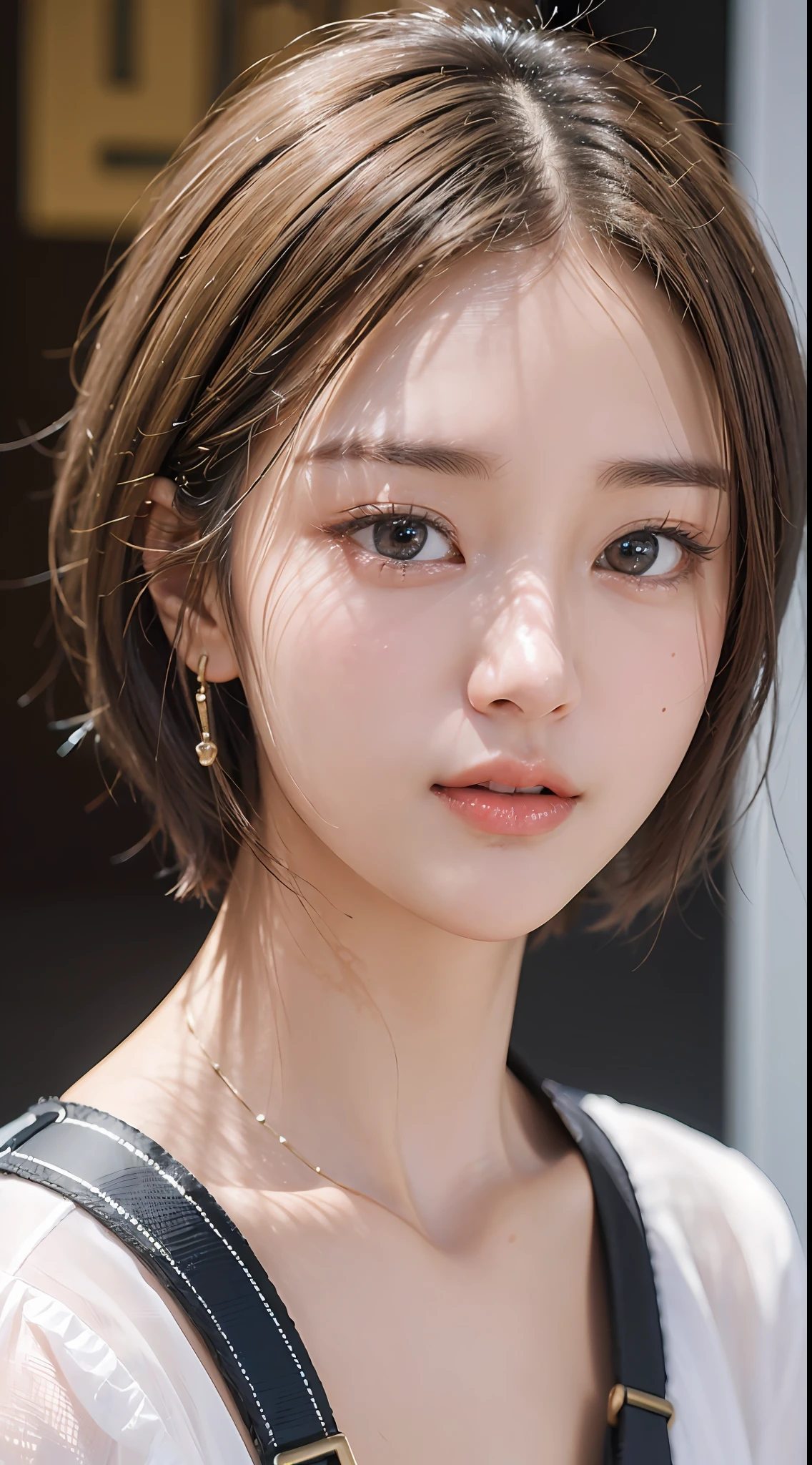 (yinchuan:1.5), close-up, masterpiece, best quality, raw photo, photorealistic, face, incredibly ridiculous, beautiful girl, cute, short hair, depth of field, high resolution, ultra detail, short blonde fine detail, highly detailed, highly detailed eyes and face, sharp pupils, realistic pupils, sharp focus, cinematic lighting