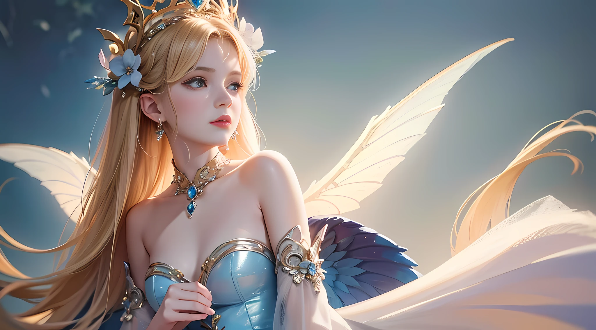 photography, hd,, photograph, woman, pretty mutilated skirt gorgeous, mdjrny-v5, portrait of a gorgeous blonde woman in stefan kostic style, reality, bust, clear focus, 8k hd, very detailed, intricate, elegant, stanley lau and artgerm art, extreme blur flame background, princess girl with wings, blue, pastel, glitter, dramatic, dreamy, pastel, watercolor, whimsical, exquisite, shell crown, trends on artstation, very detailed, intricate, portrait, digital painting, fantasy theme, fantasy robes, fantasy concept art, fantasy character art, smug, girly, perfect body, full body, dreamy, pastel, watercolor, whimsical, exquisite, shell crown, (Movie Photo: 1.3) (Reality: 1.3), (Pride: 1.3) (Movie Photo: 1.3) A woman with pale skin pore texture, blonde hair, photo (Greek, mythology: 1, 3) Beauty in glass in dress, complex surface details, 8k, glitter core, hyperrealism, dreamy, ethereal fantasy, realism, fiction, Full HD, HD, 8K, soft light, beautiful light and shadow, rich detail, (70s Art: 1.3), (magical realism: 1.3), ( Classical Realism: 1.3 )