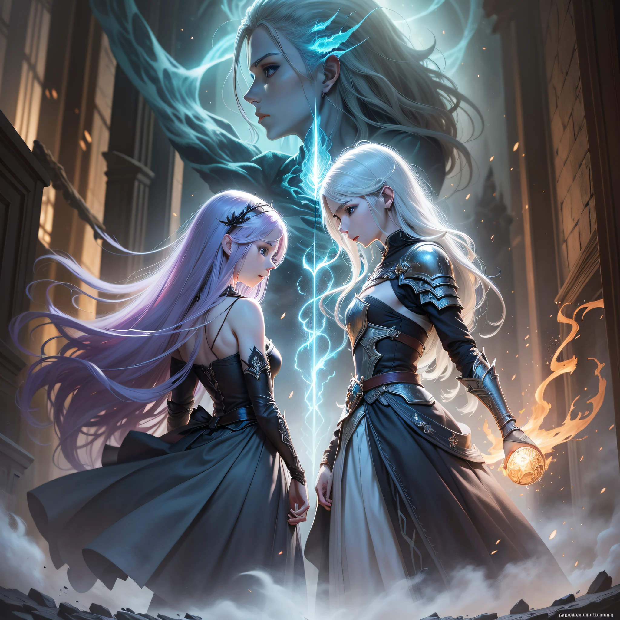 In a realm of harmony between humans and fantastical creatures, a sudden darkness descends, igniting a war. A young scholar discovers a prophecy about a chosen one who can restore balance. They embark on a perilous journey, encountering allies and enemies. The scholar must unite both sides to confront the true enemy. The chosen one emerges, blending human resilience and fantastical power. With the realm's fate at stake, they face the ultimate challenge to end the war and restore harmony.