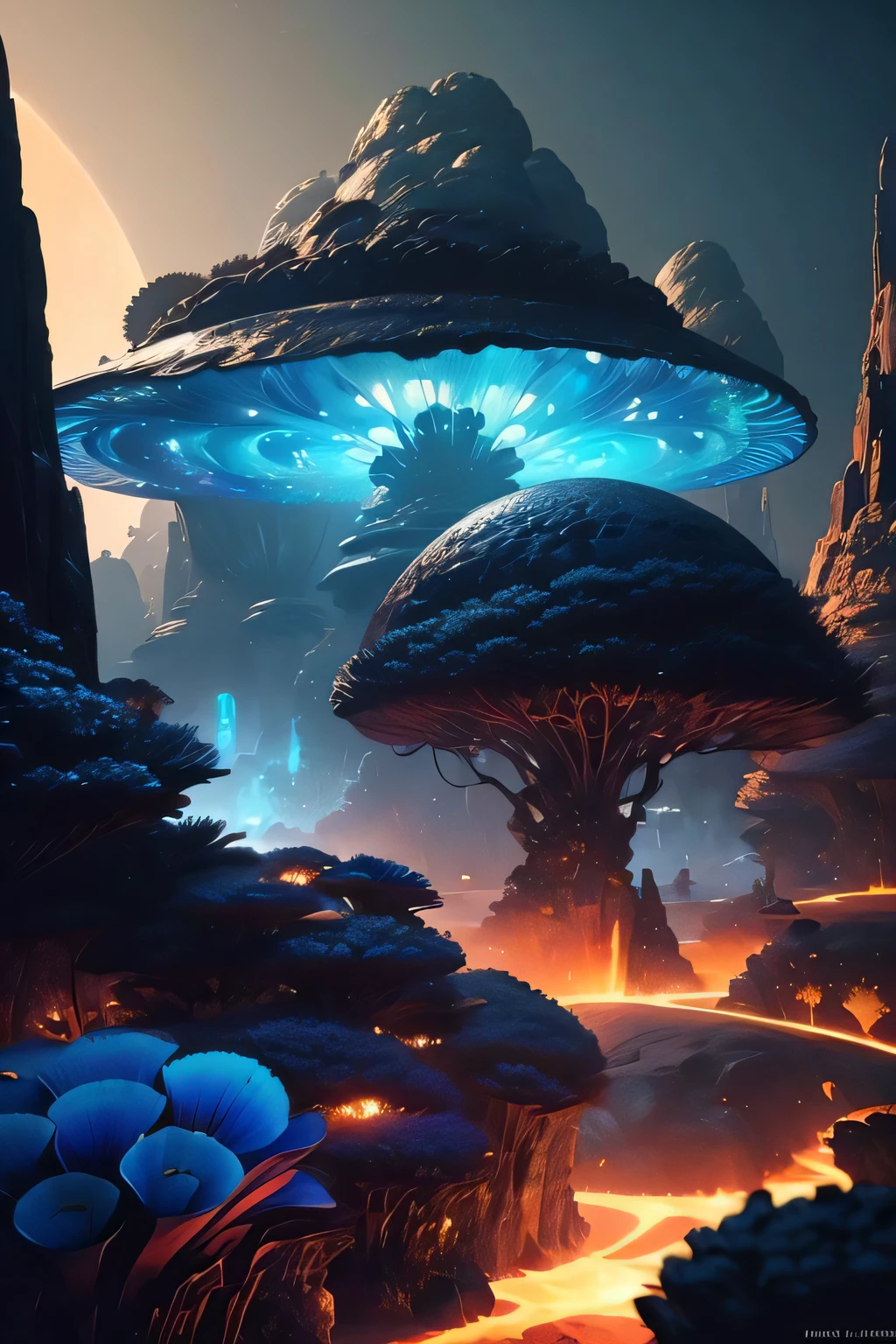 (low contrast ), colorfantasystyle oil on matte canvas, sharp details, the expanse scifi spacescape ceres colony, intricate, highly detailed, digital painting, rich color, smooth, sharp focus, illustration, Unreal Engine 5, 8K, art by artgerm and greg rutkowski and alphonse mucha , art by midjourney