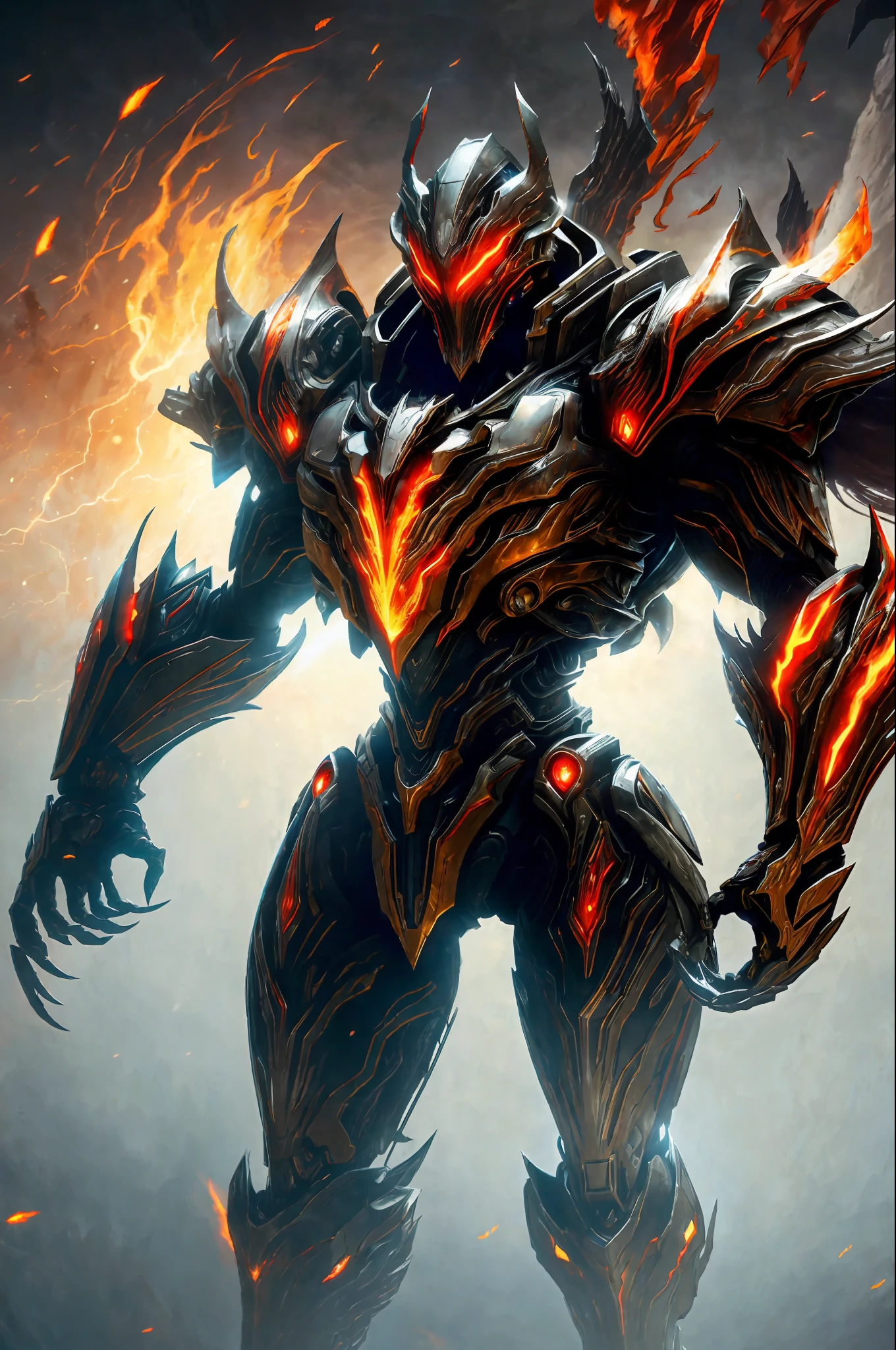 1robot fighting monsters , glowing eyes, glowing armor, red and blue mecha \(mjstyle\) ,zhongfenghua, wings ((cinematic lighting, high key, high contrast, )) (reflective , hard surface, omit details, ) smoke, fire, explosions,energy beams
dynamic angle, dynamic pose , weapon, (photorealistic:1.5) depth of field, sunny sky, strong sunlight, lens glare,
official art, unity 8k wallpaper, ultra detailed, beautiful and aesthetic, realistic, (fractal art), epic scene, highres, (masterpiece), (best quality), pov from below 1 japanese, WARFRAME, prime,rhino prime,volt prime,saryn prime dynamic pose, intricate pattern, heavy metal, energy lines, faceless, glowing eyes, long silver hair, wind blown hair, elegant, intense, blood red and black uniform, bloody wings, solo, desert, sunny, bright, claws, dramatic lighting, (masterpiece:1.2), best quality, high resolution, beautiful detailed, extremely detailed, perfect lighting, zhongfenghua, from below