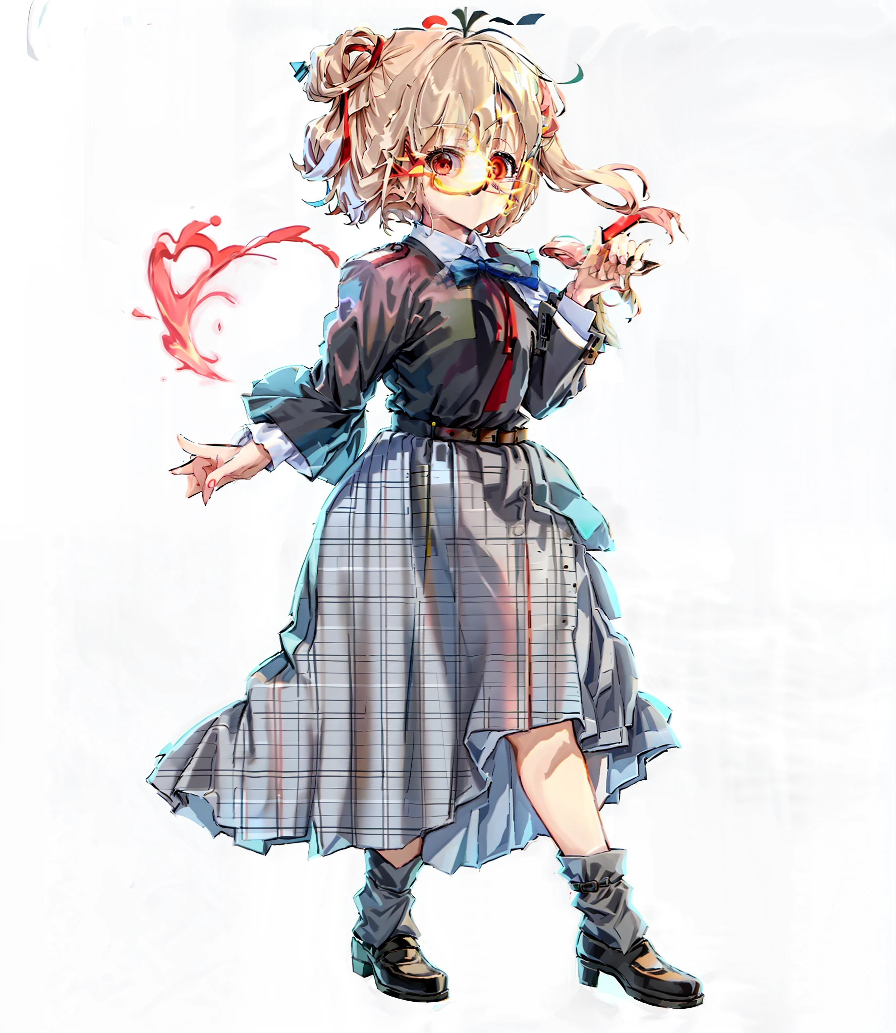 anime character of a girl with a long skirt and a bow, dressed with long fluent clothes, zerochan, in ryuuou no oshigoto art style, marisa kirisame, kirisame marisa, **** in dress, full_body!!, !!full body portrait!!, anime full body illustration, single character full body, small curvy ****, ****sh --auto --s2