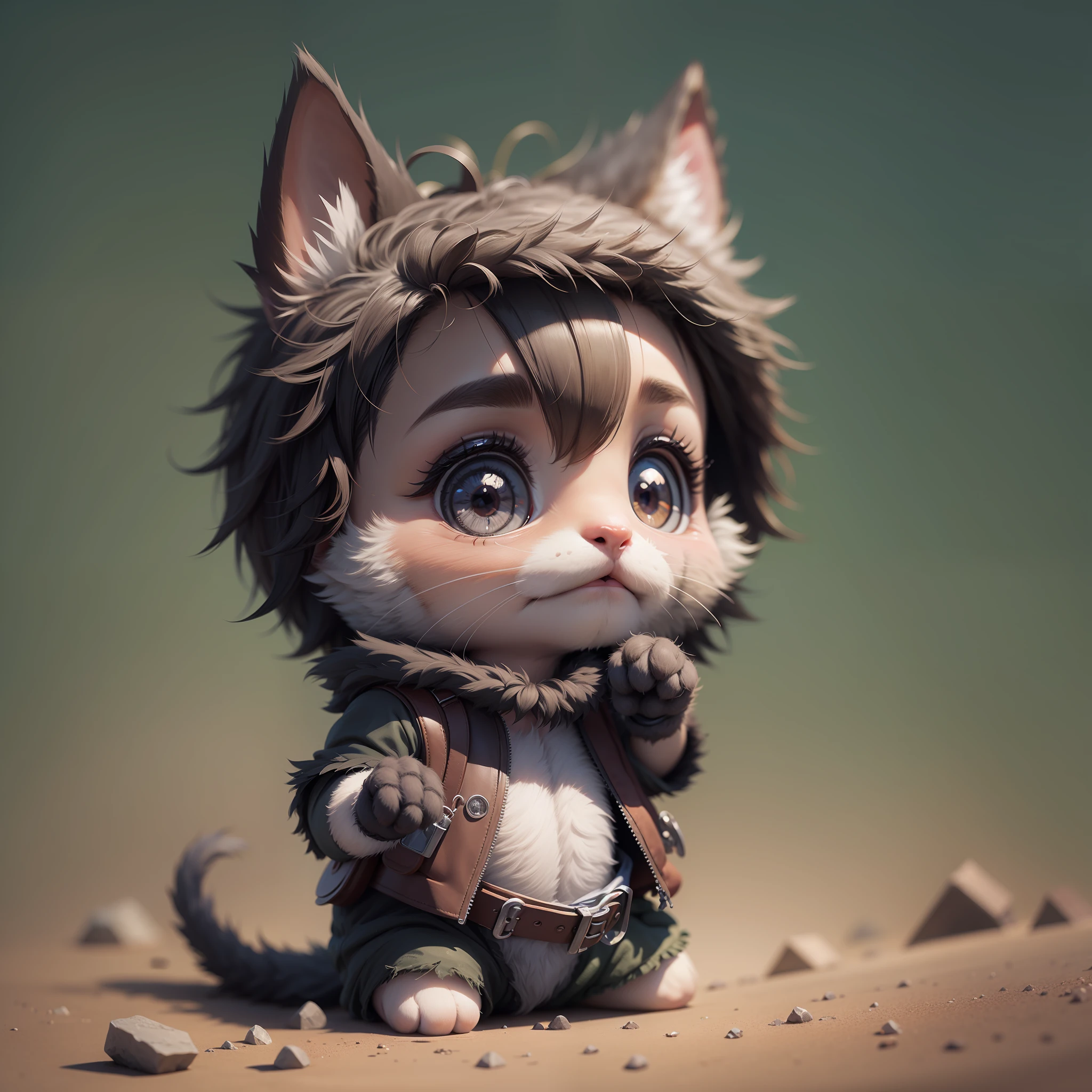 A cute little furry ( boy) very detailed matte painting --auto --s2