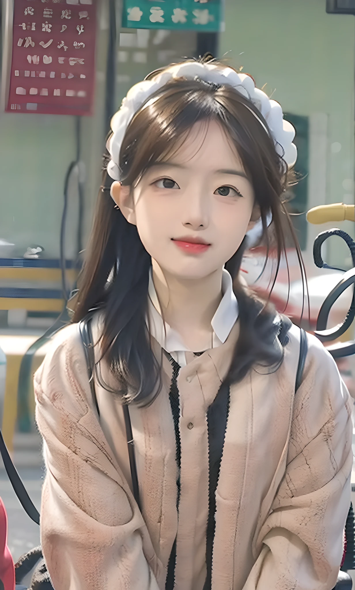 (8k, RAW photo, photorealistic:1.25) ,( lip gloss, eyelashes, glossy side, shiny skin, best quality, super high resolution, depth of field, chromatic aberration, caustics, wide light, natural shadow, Kpop idol) Watch the audience with tranquility and goddess-like happiness, hair bobbles, snowflake hair ornament, mole under eye, nose blush, ear blush, Surrealism, drop shadow, anaglyph, stereogram, pov, atmospheric perspective, Fujicolor, ray tracing, 8k, super detail, ccurate, best quality, high details, ccurate, masterpiece, highres