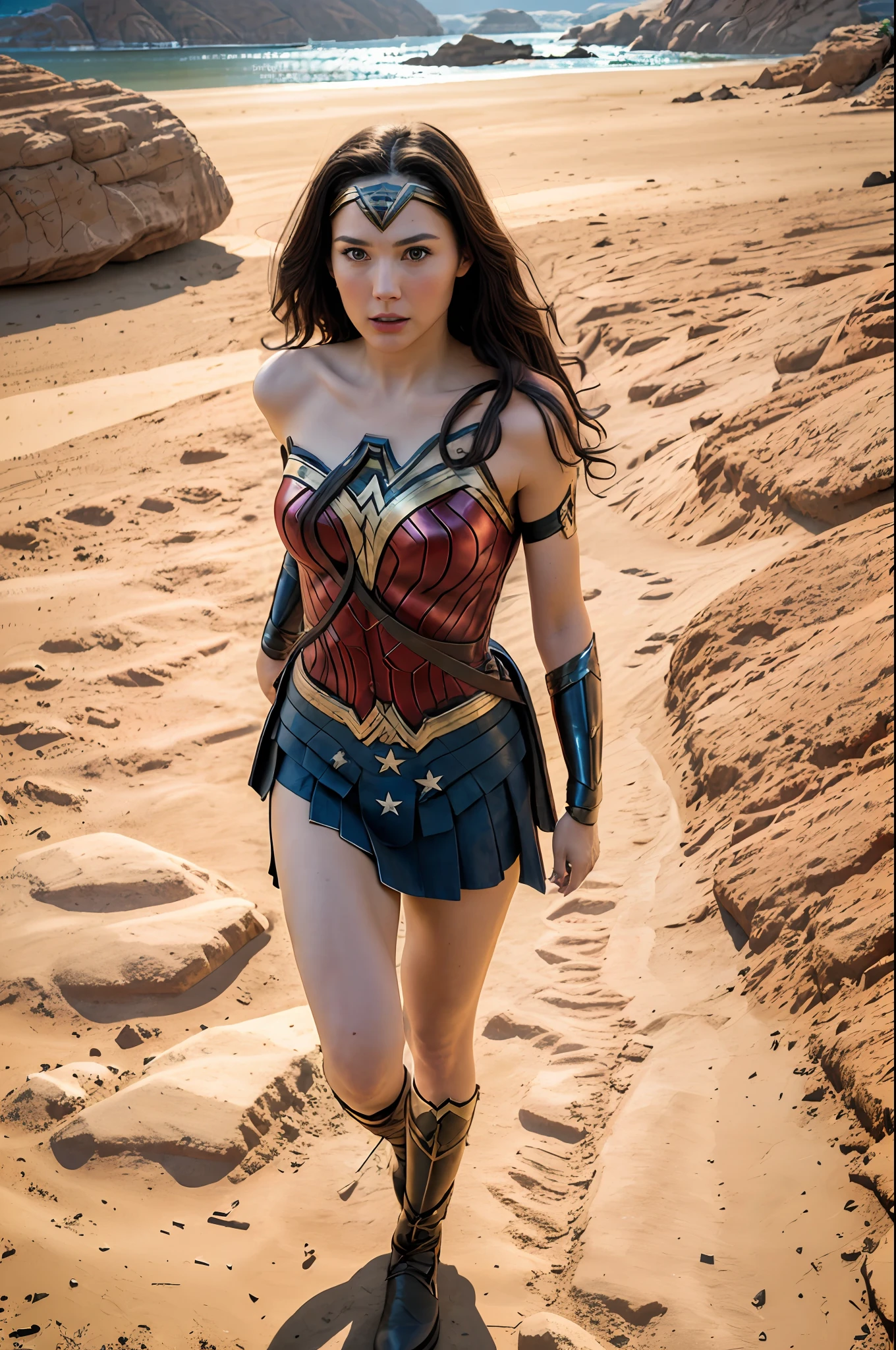 Beautiful Wonder Woman Realistic, Full HD, ISO, 16K Digital Movie, Award-Winning Ultra Realistic Camera, 5K Signal, Perfect Scenery, 980 Camera, Monster 8K VV, Helium 8K S35, Gemini 5K S35 and Dragon-X 5K S35.