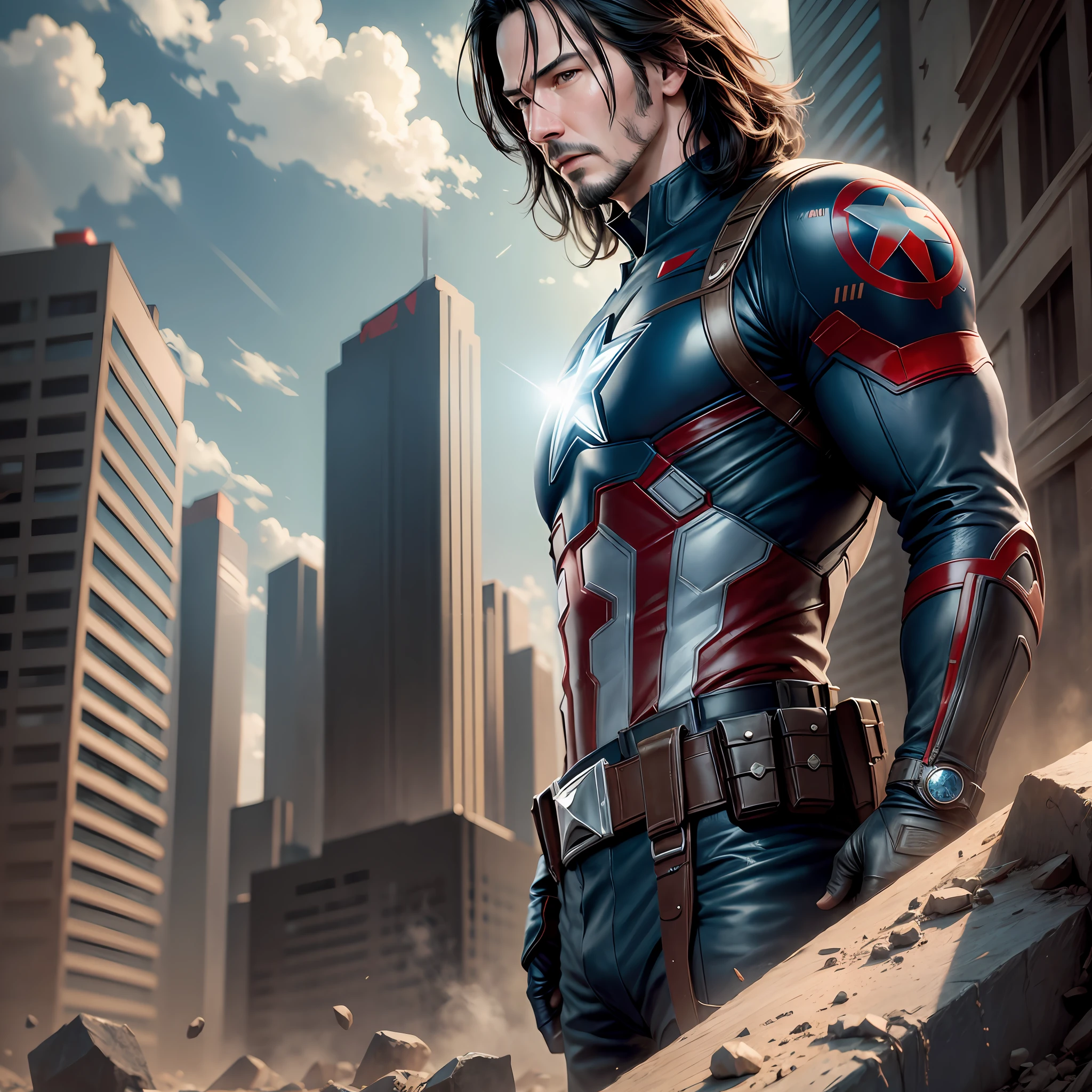 Keanu Reeves as Captain America 4K UHD --auto --s2