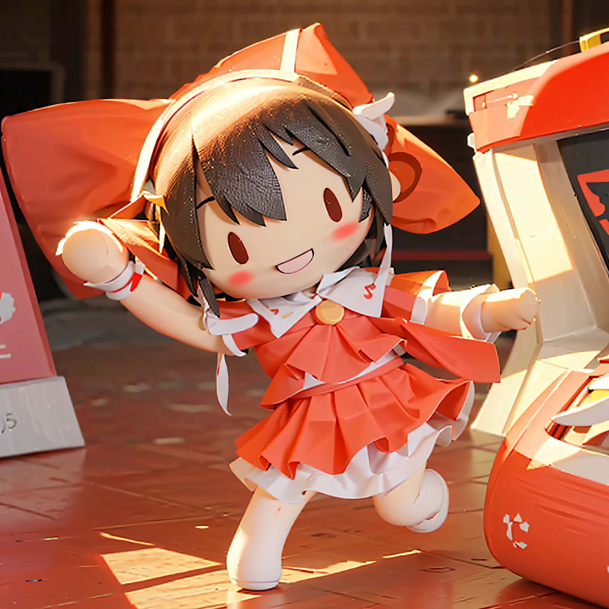 Borei Reimu,Loli,Nendoroid,Masterpiece,Best Quality,8K