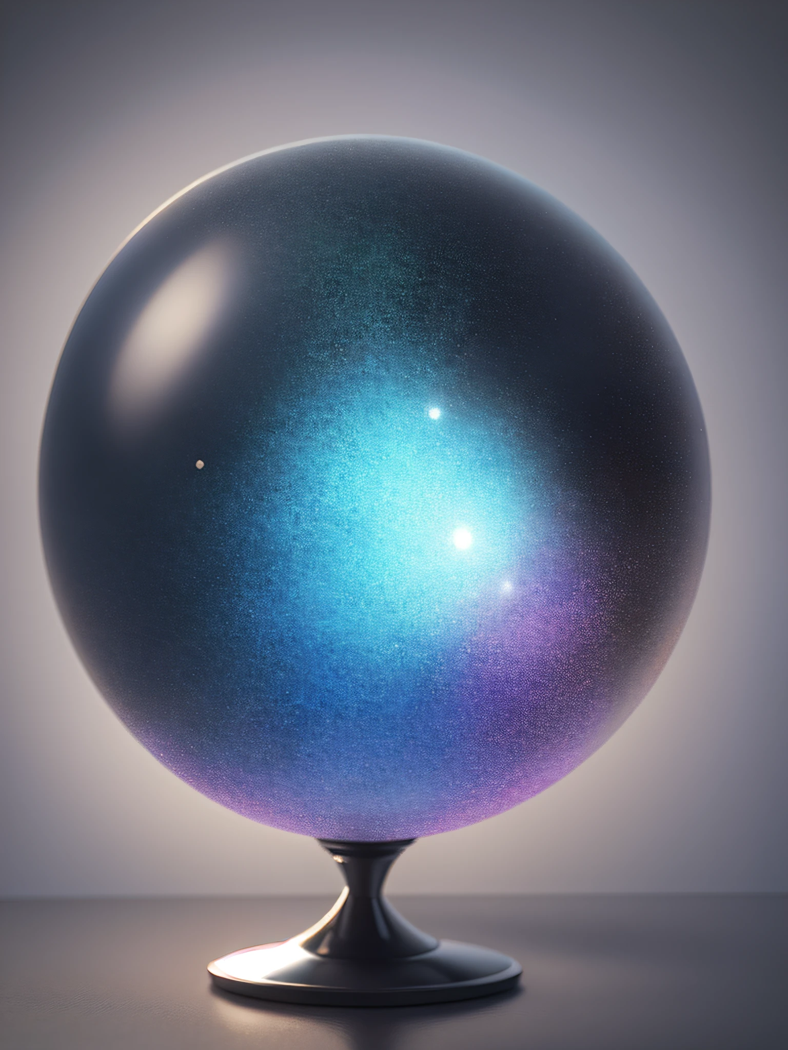 there is a glass ball with a colorful design on it, 8 k 3 d render ray traceing, bokeh volumetric lighting, colorful octane render, rendered in octane render 32k, volumetric lighting iridescence, rendered in octane render, super rendered in octane render, created in octane render, inside glass orb, rendered in octane