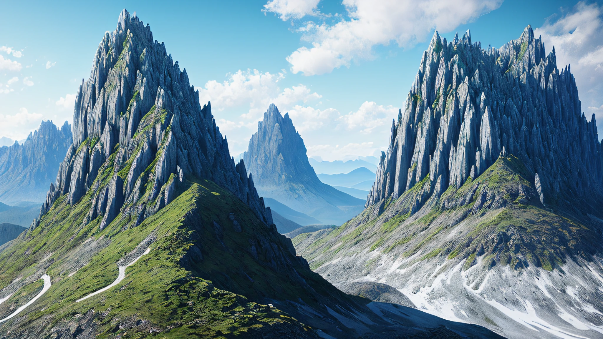 columnar mountain, artstation, hyperdetailed, ultra hd