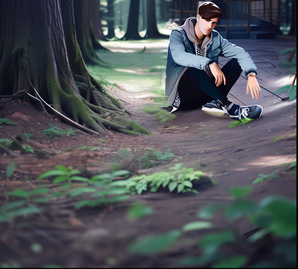 In a forest