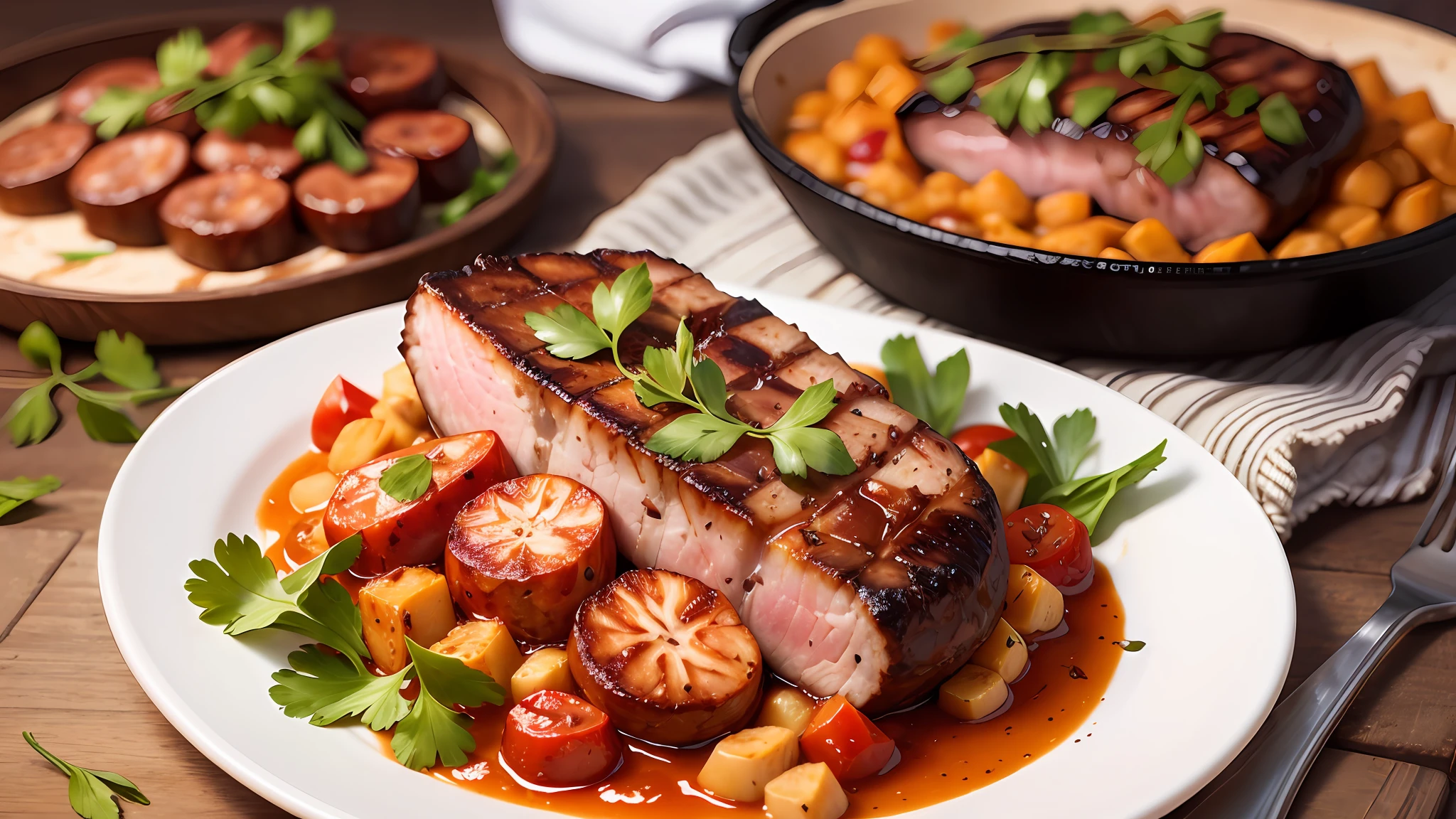 Argentinian Roasted Chorizo Steak, --auto --s2