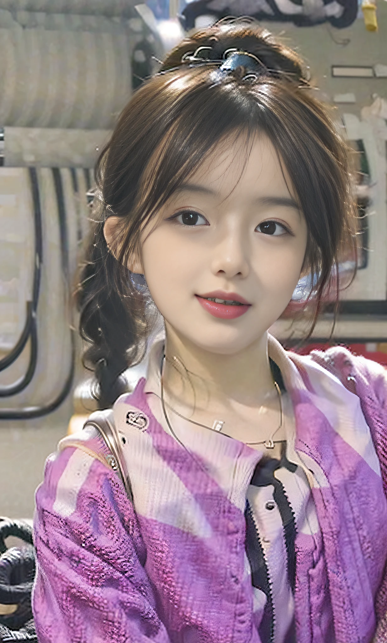 (8k, RAW photo, photorealistic:1.25) ,( lip gloss, eyelashes, glossy side, shiny skin, best quality, ultra high resolution, depth of field, chromatic aberration, caustics, wide light, natural shadow, Kpop idol) Watch the audience with serenity and goddess-like happiness, highly detailed facial and skin texture, full body, delicate eyes, double eyelids, whitened skin, long hair