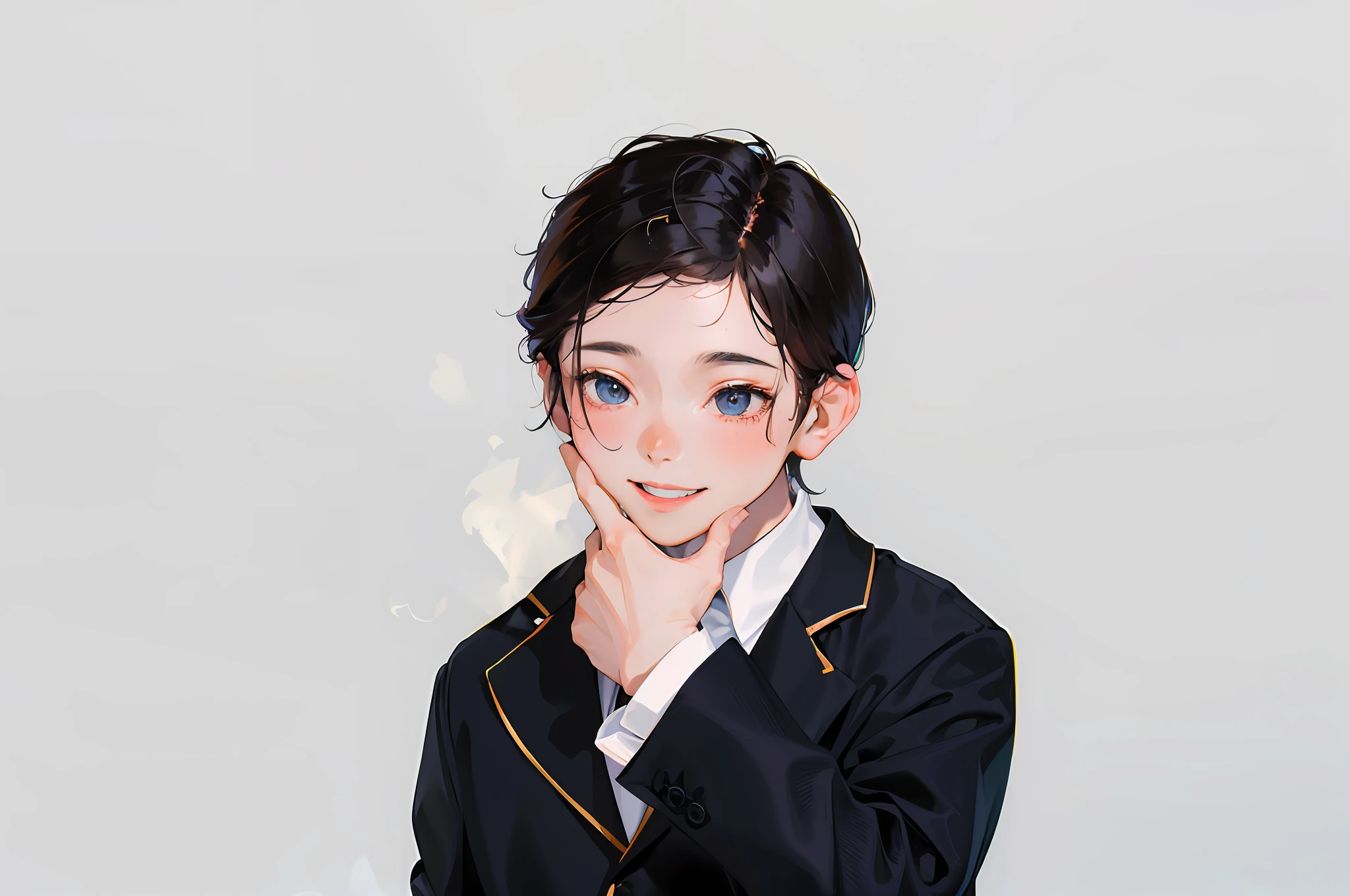 Innocent expression, happy smile, joyful demeanor --auto --s2