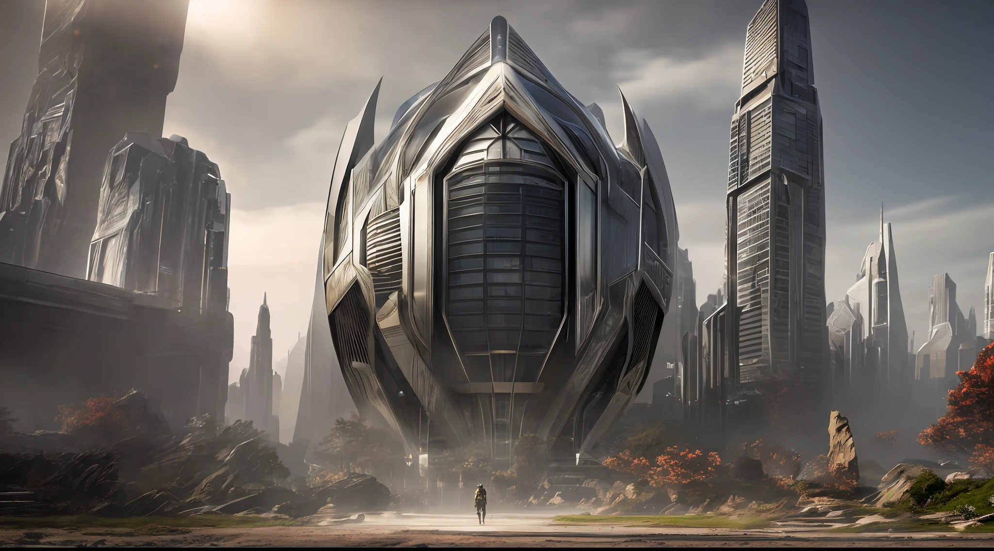a good photo of (((concept art))) (((old fasion landscape))),8k resoultion,ultra cool,hyper realstic, scifi style,dramatic lighting, atmosphere lighting, hyper detail features, ray tracing, 3D, cinematic lighting, dark shadows, unrealistic Engine 5 rendering, ((center focus)),hyper detail,trending on artstation, 4k,extremely high details, ultra hd, hdr, extremely high details