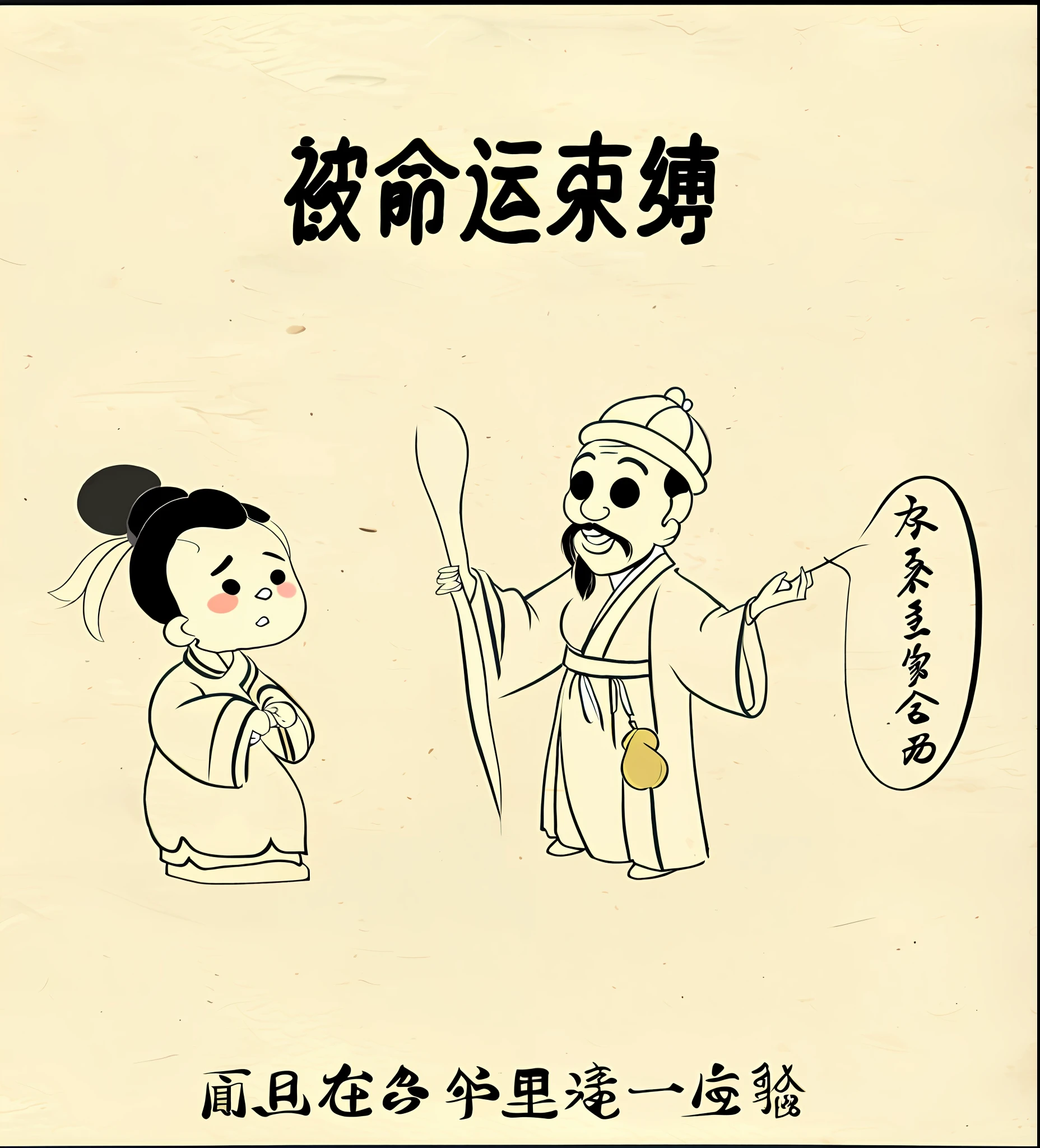 Kanji depicted in cartoon style on solid color background, Zhongyuan Festival, Chiba Yudai, Inhoon and Maruyama Daikyo, by Qu Leilei, Wang Chen, inspired by Chen Daofu, Chinese Ghost Festival, poster