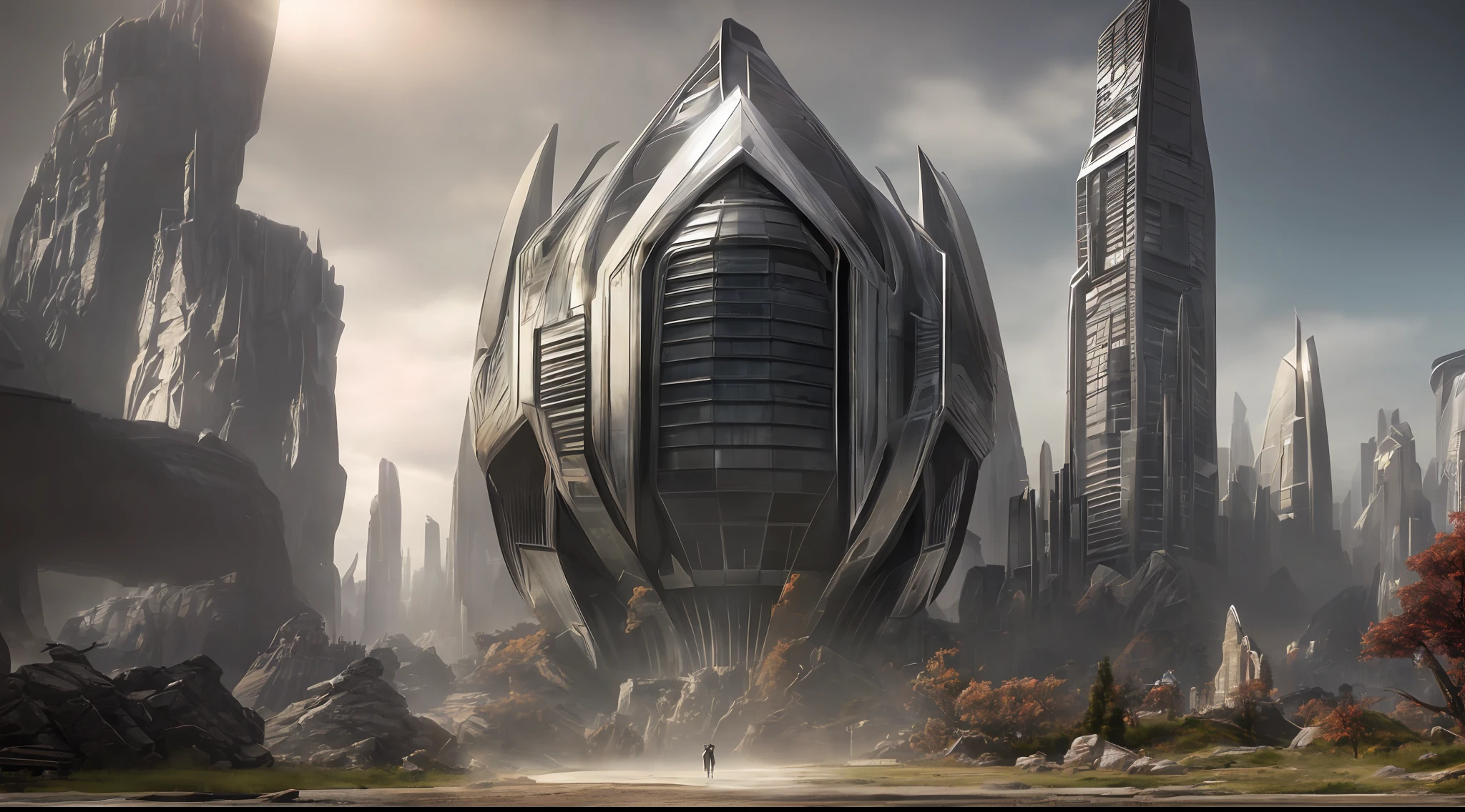 a good photo of (((concept art))) (((old fasion landscape))),8k resoultion,ultra cool,hyper realstic, scifi style,dramatic lighting, atmosphere lighting, hyper detail features, ray tracing, 3D, cinematic lighting, dark shadows, unrealistic Engine 5 rendering, ((center focus)),hyper detail,trending on artstation, 4k,extremely high details, ultra hd, hdr, extremely high details