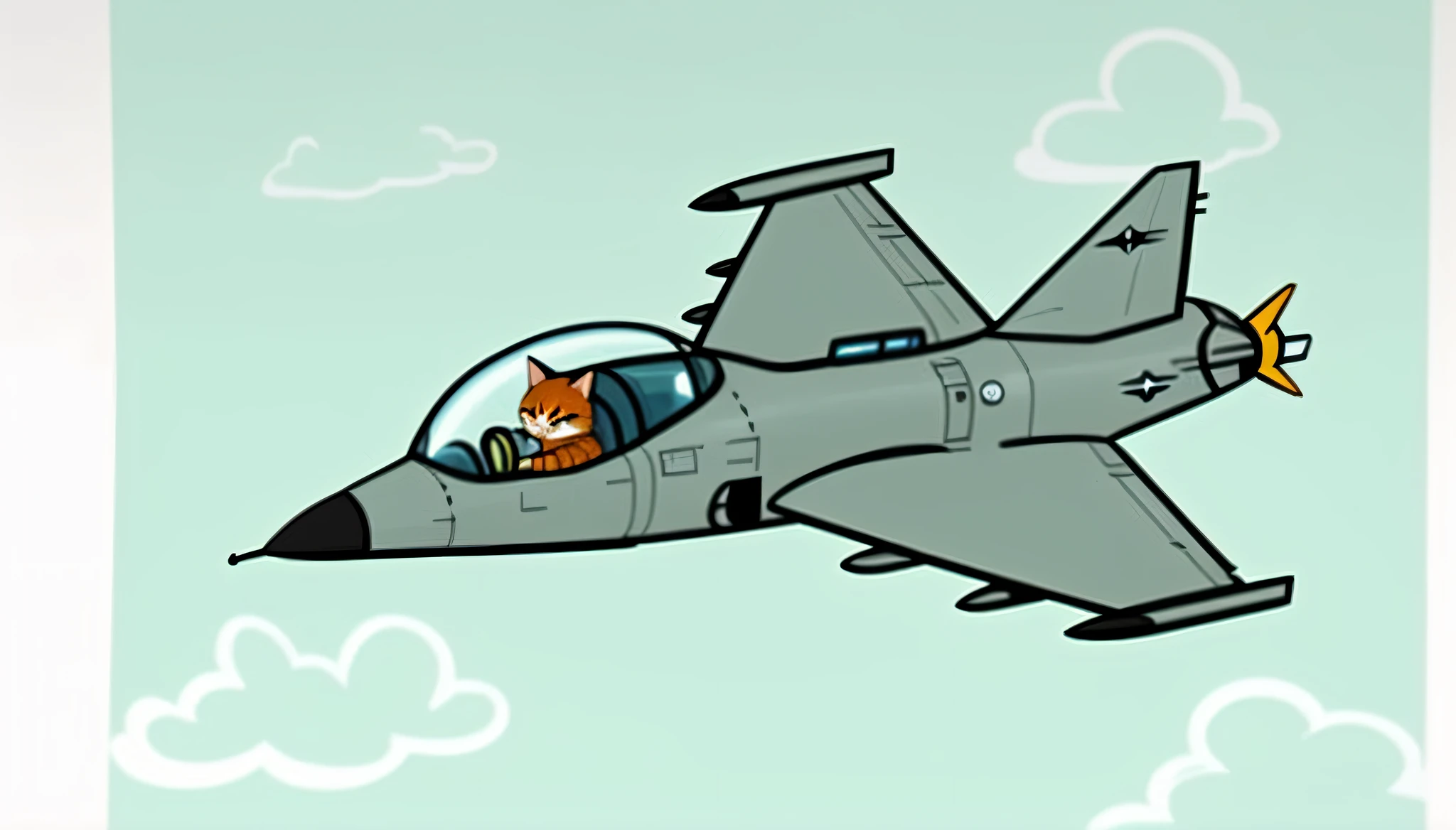 cartoon of a cat in a jet plane flying through the sky, fighter jet, cat summons a spaceship, fighter jets, acrace catoon, cat summoning a spaceship, us airforce, electric cats that fly over ice, jet fighter, alphonse fly, jets, scientifically accurate, tomcat replica, cat is floating in air, caaats, take off