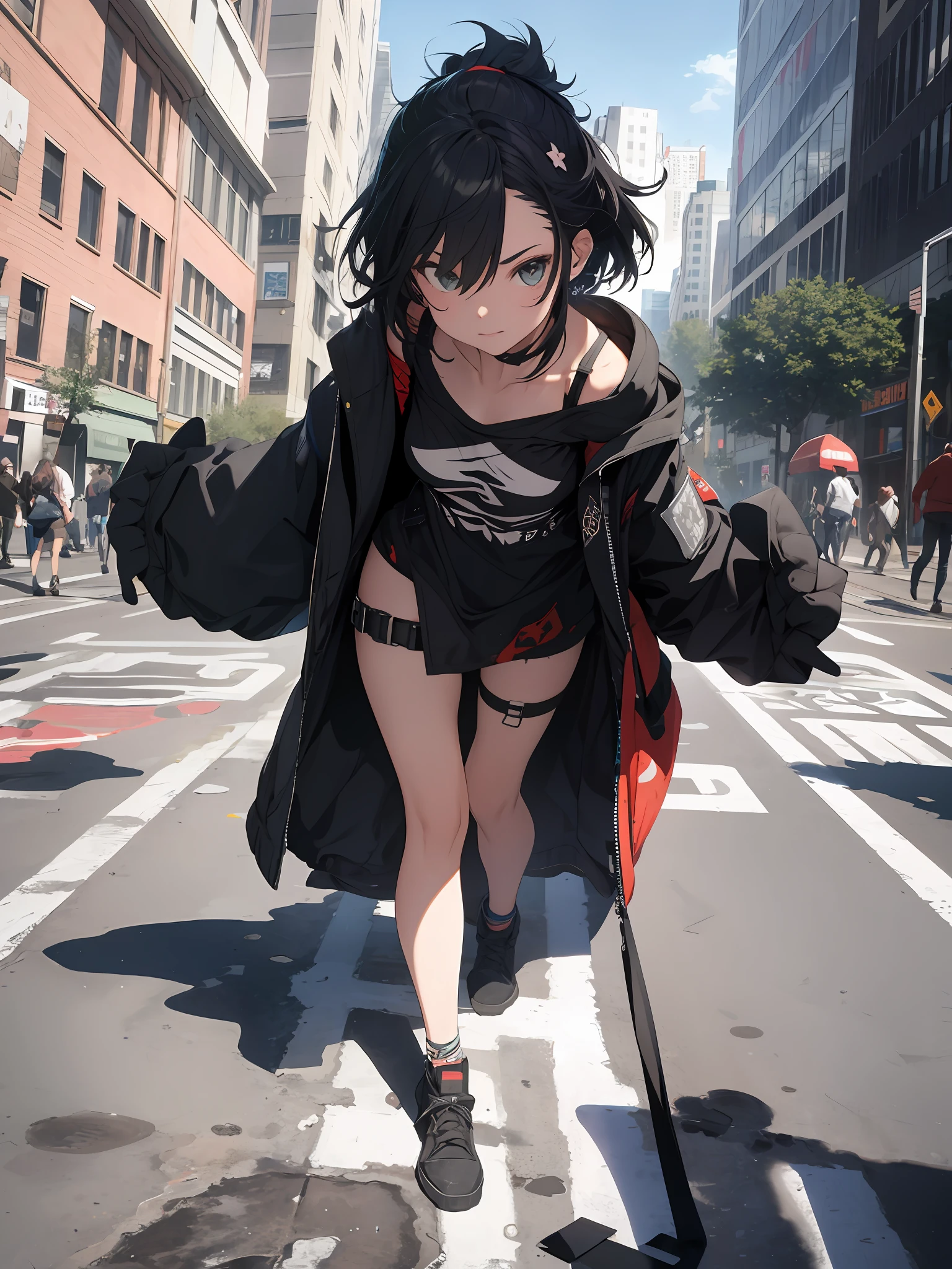 (absurd, high resolution, super detail), (1 girl: 1.5),
break
, deconstructivist style, fragmented forms, broken geometry, distorted shapes, chaotic design, expressive tension, postmodern influences
break
Asphalt art, pavement painting, street chalk, temporary installation, urban playground, interactive space, community engagement
break
, Alchemist's Robes, Portion Belts, Magic Books, (NSFW)