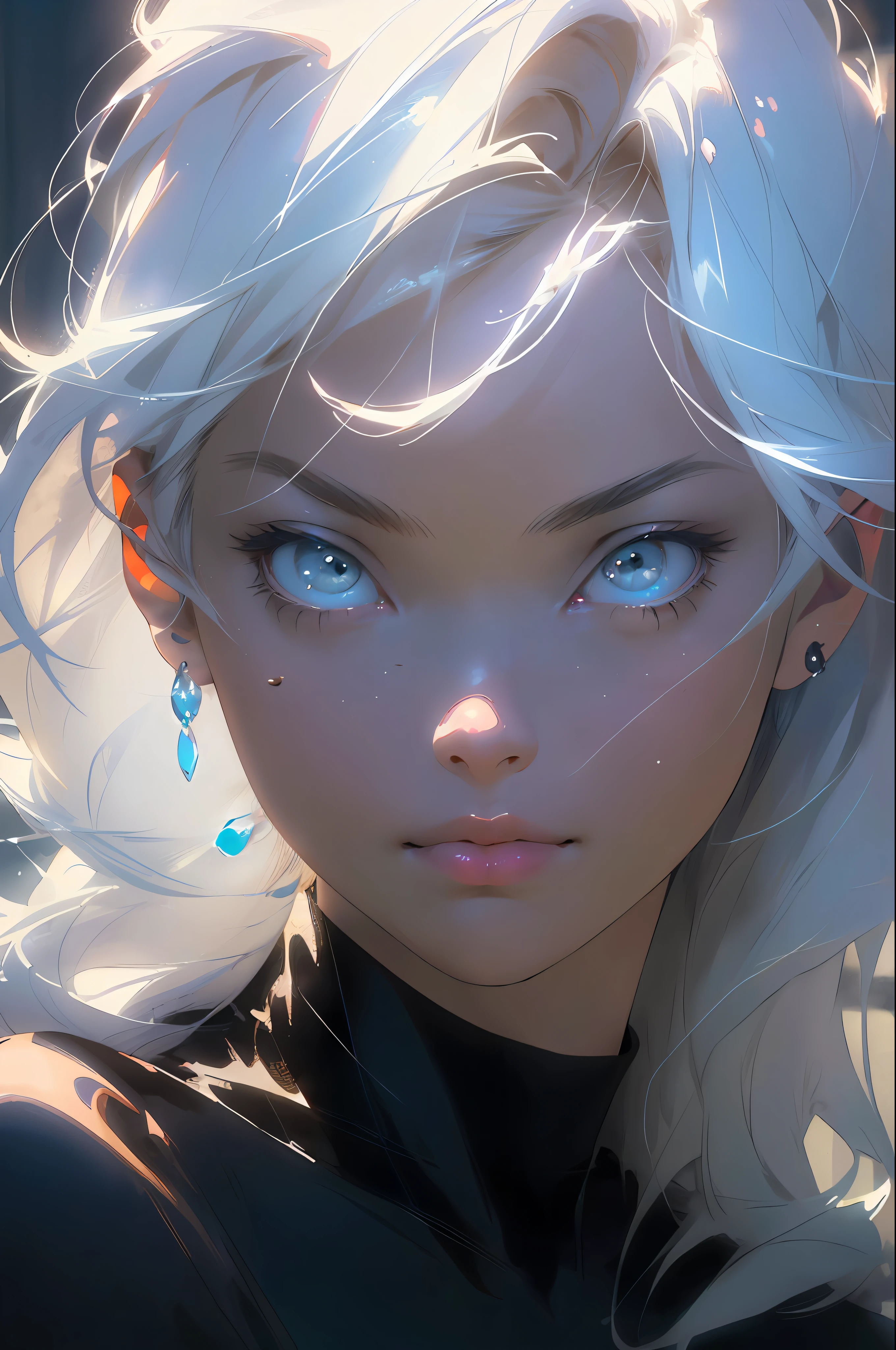 melancholy lighting, quiet, calm, brightness, masterpiece, best quality, 1man, (JinxLol:1.2), (ultra photorealistic:1.3), (masterpiece:1.4), best quality, ((realistic)), high quality, ultra detailed, ((real image)), ((realistic skin)), ((realistic face)),(illustration:1.05), (beautiful:1.05), (beautiful detailed eyes:1.05), (cinematic light:1.1), light blue highlights, full body