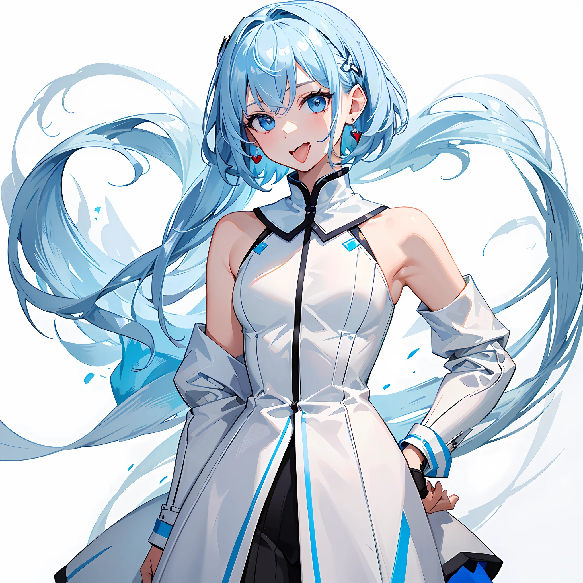 light blue hair