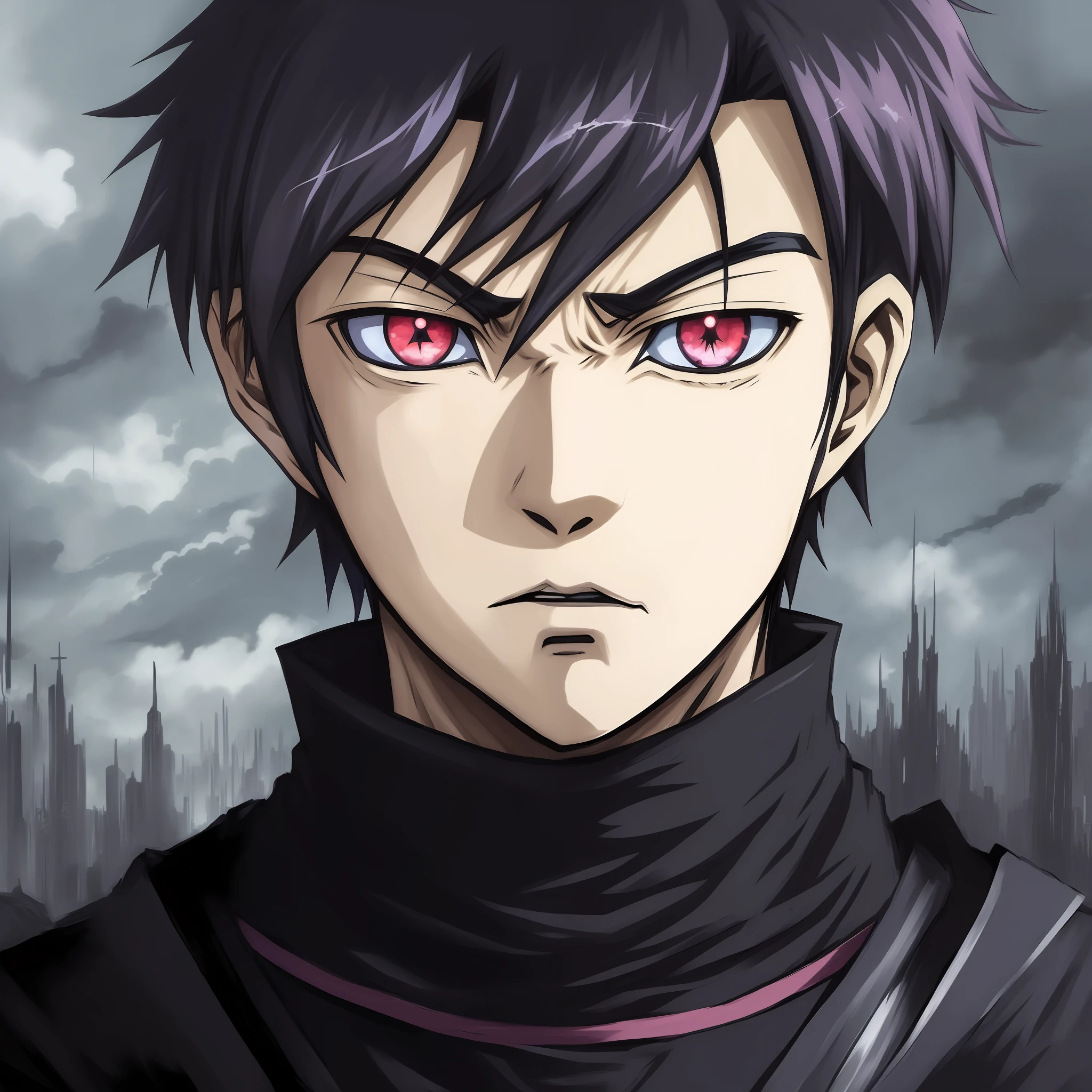 (anime character:1.5), (dark world:1.3),(horrible:1.2),(fear:1.1)