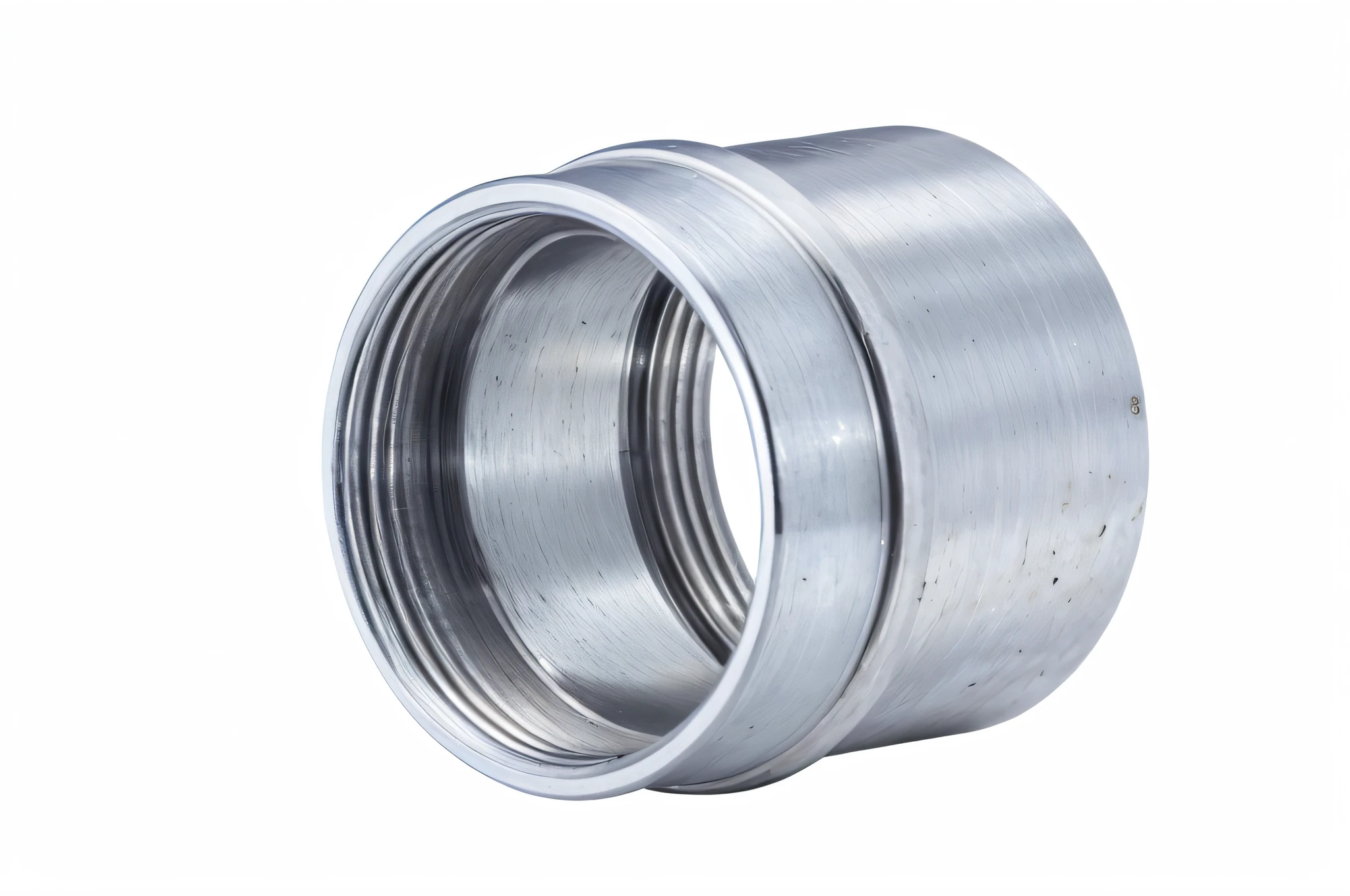 a close up of a metal pipe with a black background, inner ring, aluminium, 40 mm, 4 0 mm, 40mm, 33mm, 3 3 mm, high resolution, high resolution, 3 2 mm, 30 mm, 30mm, 3 0 mm, modular item, sigma 1/6, 3 0 0 mm