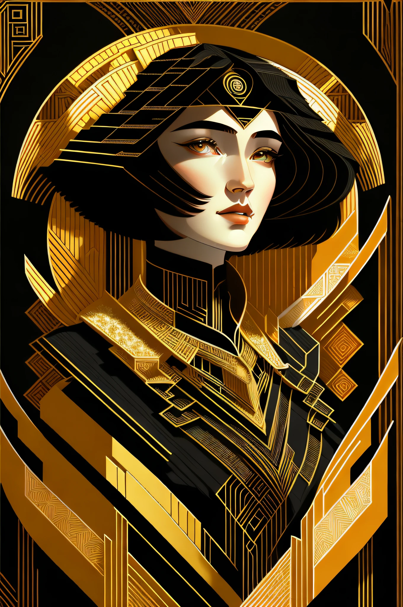 (masterpiece, 4k ,ultra detailed,raw photo:1.2),illustration,
(portrait:1.2),
(simple background,black background1.4),
(Art Deco:1.4),
(minimalism:1.4),
(clean:1.4),
(fractal:1.4),
CCDDA Artstyle,