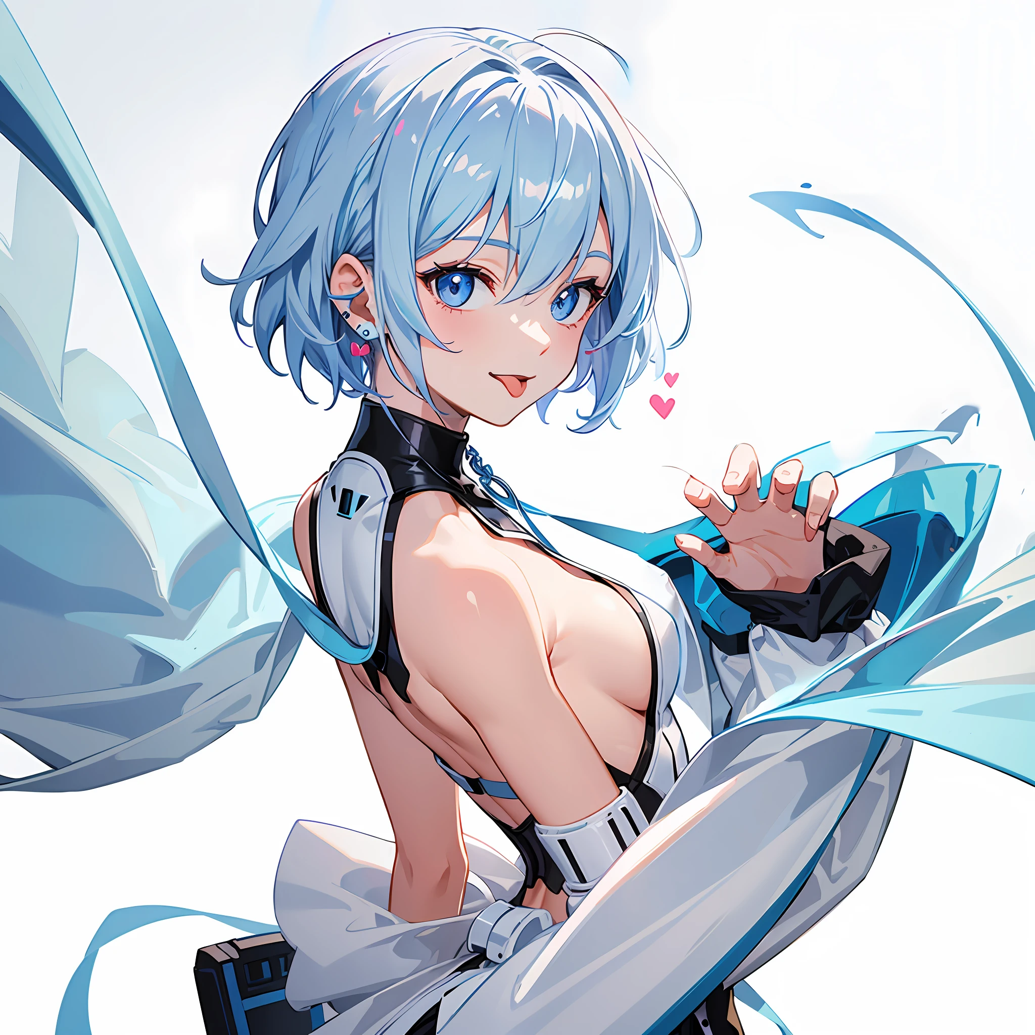 light blue hair