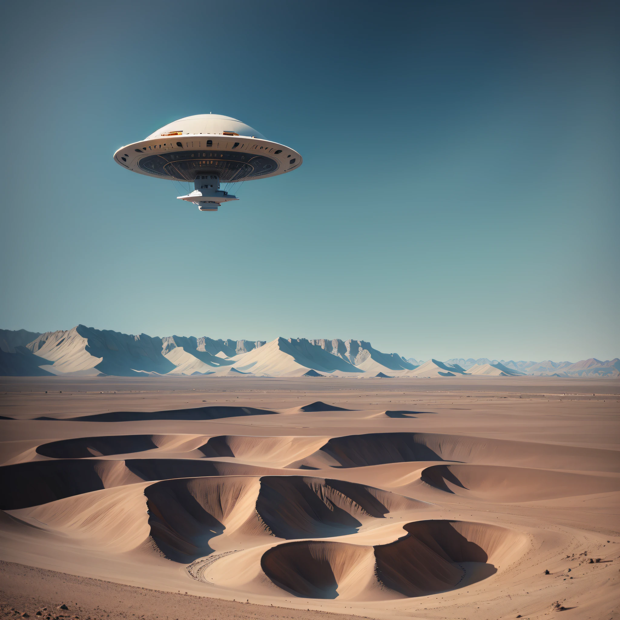 UFO flying over the Nevada Desert USA --auto --s2