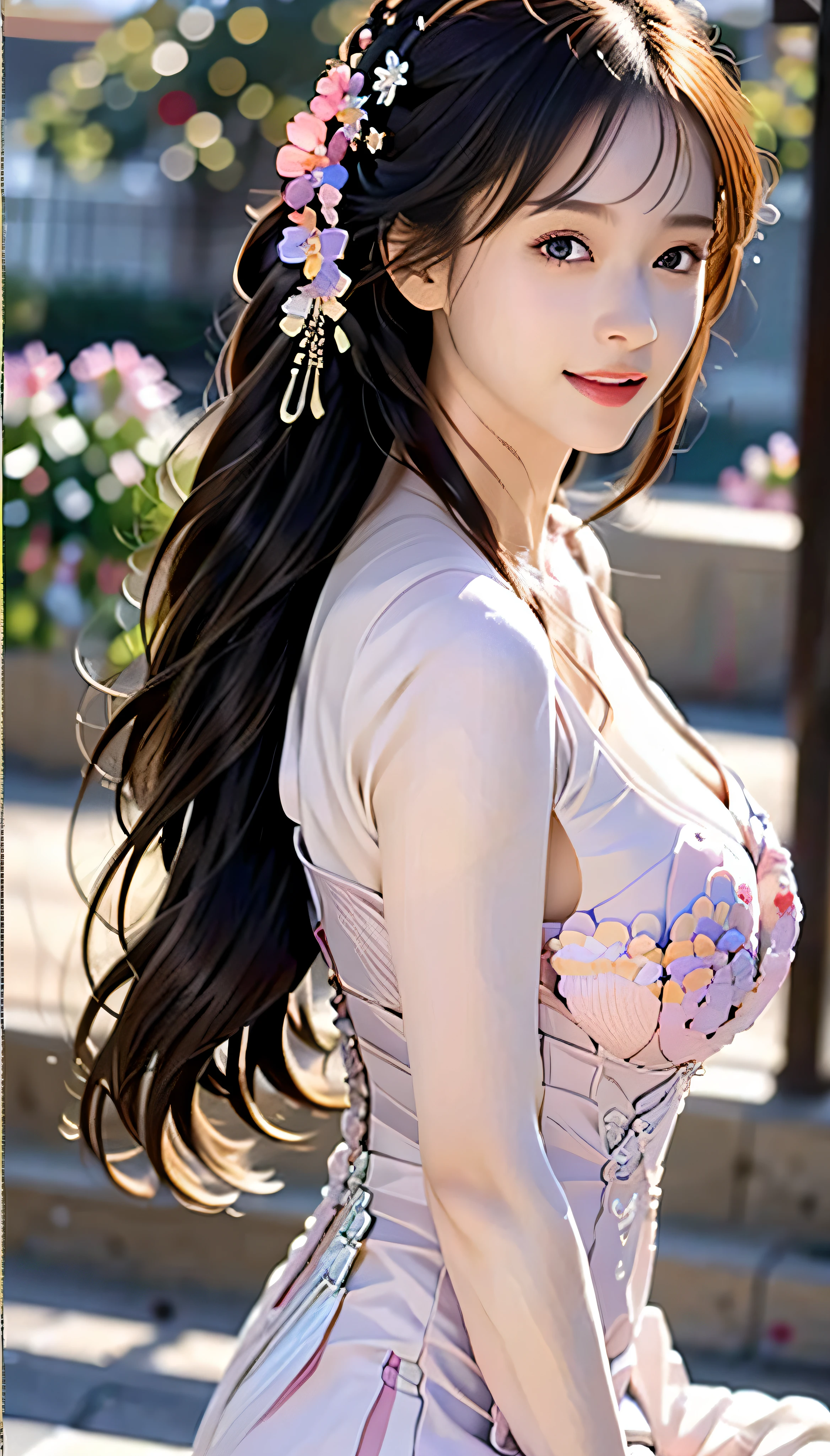 masterpiece, best quality, (realistic, photo-realistic:1.37), 8k, an extremely delicate and beautiful, amazing, finely detail, official art, absurdres, incredibly absurdres, huge filesize, ultra-detailed, extremely detailed, beautiful detailed girl, 1girl, (perfect female figure), full body, middle breasts,