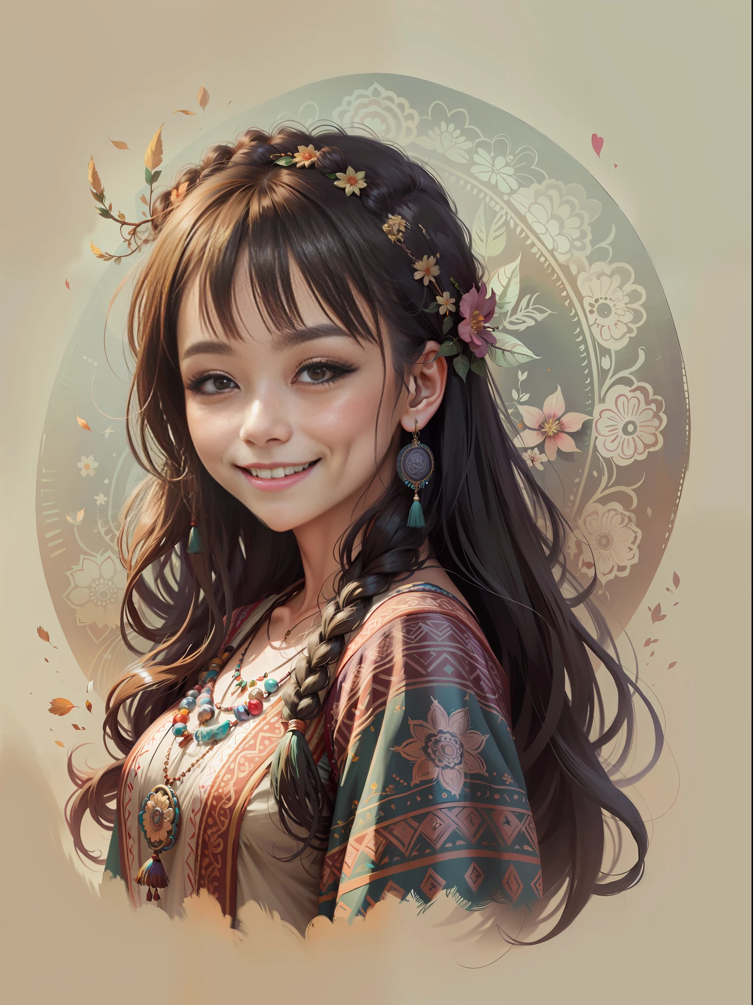 bohoai smiling woman