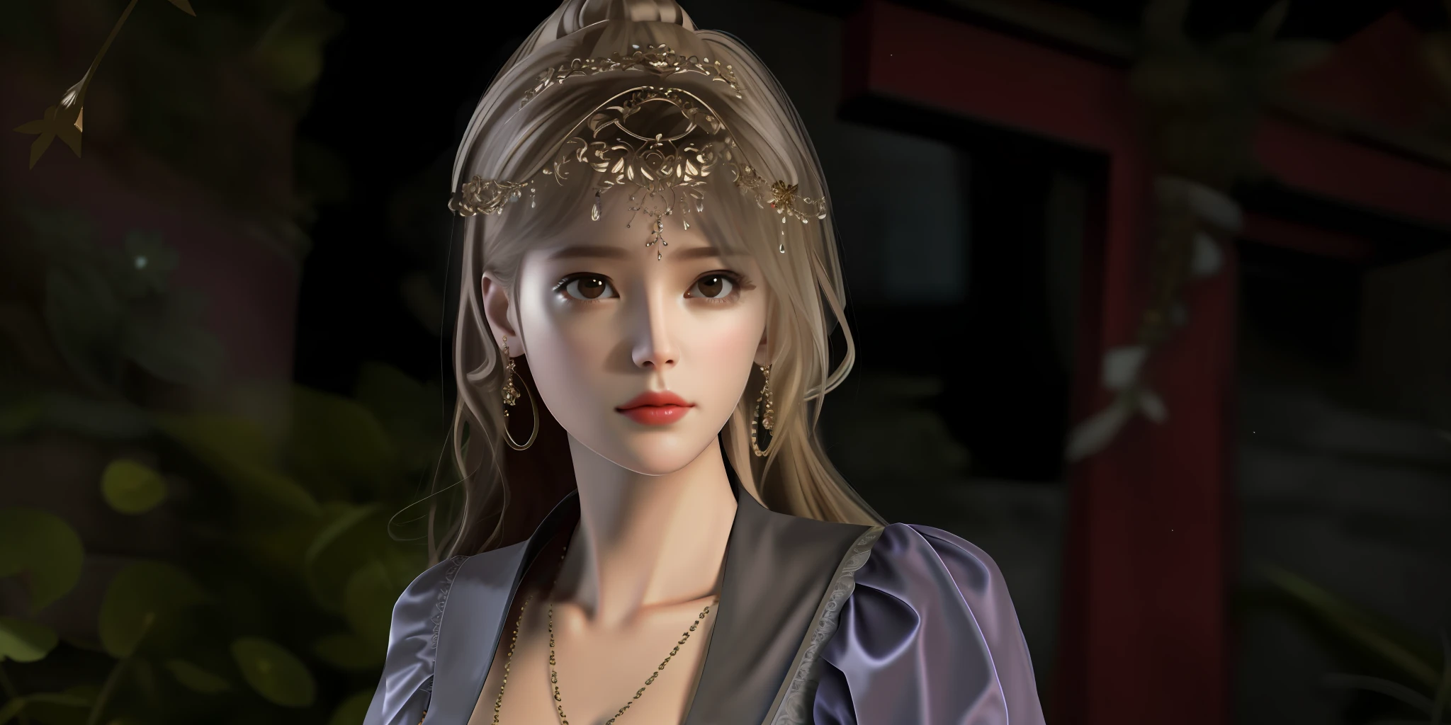 1girl, looking at viewer,
upper body, 3D, realistic,
large breasts, excessively frilled princess dress, draped clothes, jewelry, ornament, flower, lace trim,
masterpiece, best quality, 8k, detailed skin texture, detailed cloth texture, beautiful detailed face, intricate details, ultra detailed,
rim lighting, side lighting, cinematic light, ultra high res, 8k uhd, film grain,best shadow, delicate, RAW