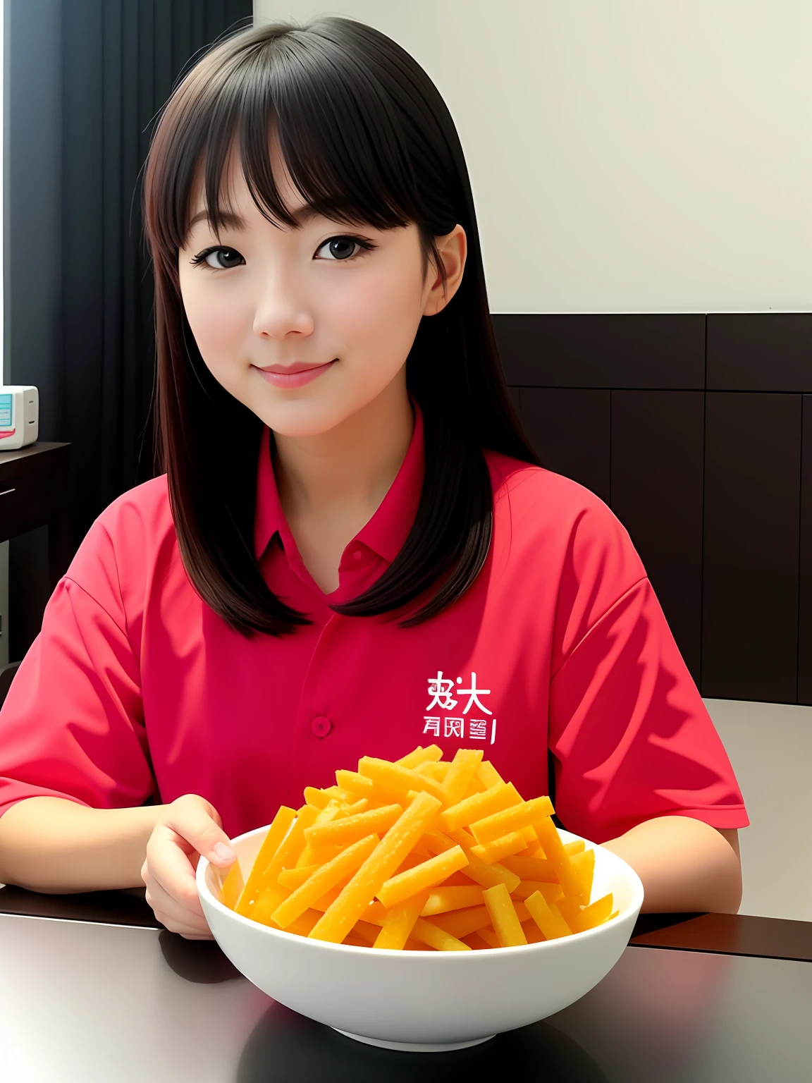 Work with snack that createan art