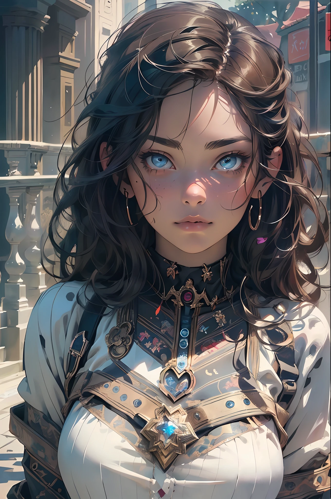 melancholy lighting, quiet, calm, brightness, masterpiece, best quality, 1girl, (JinxLol:1.2), (ultra photorealistic:1.3), (masterpiece:1.4), best quality, ((realistic)), high quality, ultra detailed, ((real image)), ((realistic skin)), ((realistic face)),(illustration:1.05), (beautiful:1.05), (beautiful detailed eyes:1.05), (cinematic light:1.1), red torino deataques, full body