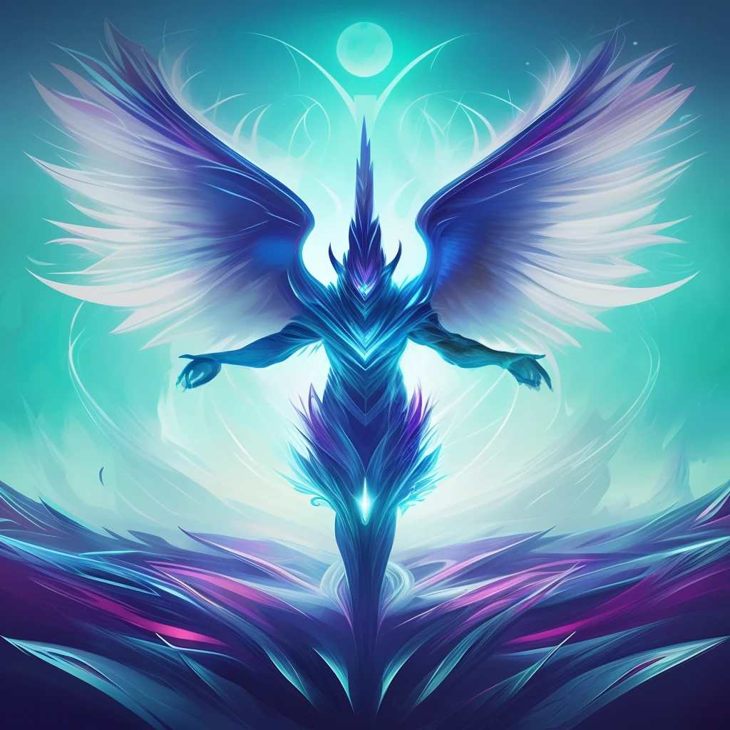 Create abstract mythical art