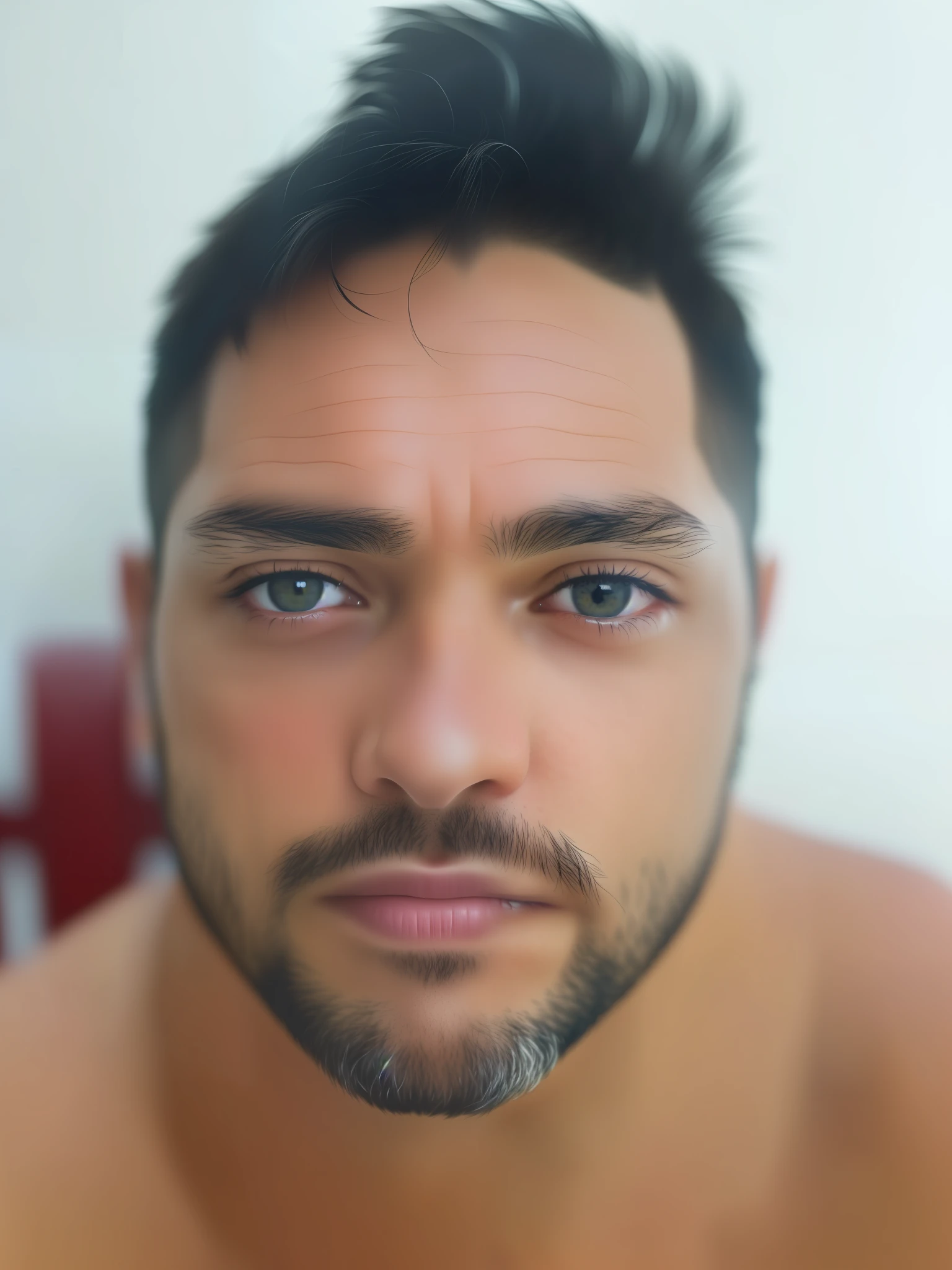 A 30-year-old man, black eyes