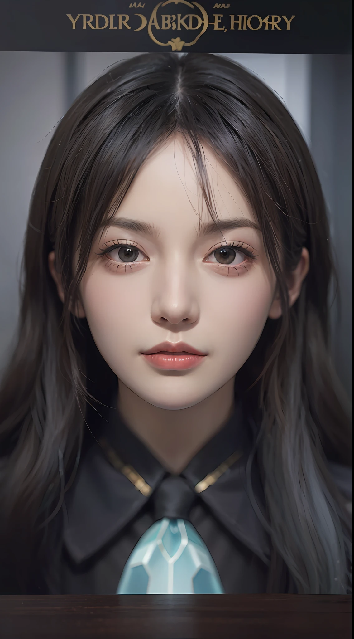 (Front Focus), (In the Dark: 1.6), Surrealistic Female Portraits by David Hockney and Alphonse Mucha, Fantasy Art, Photo Realism, Dynamic Lighting, ArtStation, Poster, Volumetric Lighting, Very Detailed Faces, 4 K, Pantyhose, Shorts, 1girl, In the Dark, Deep Shadow, Low Key, Cowboy Shot, (Official Uniform: 1.4), Long Hair, Gray Hair,