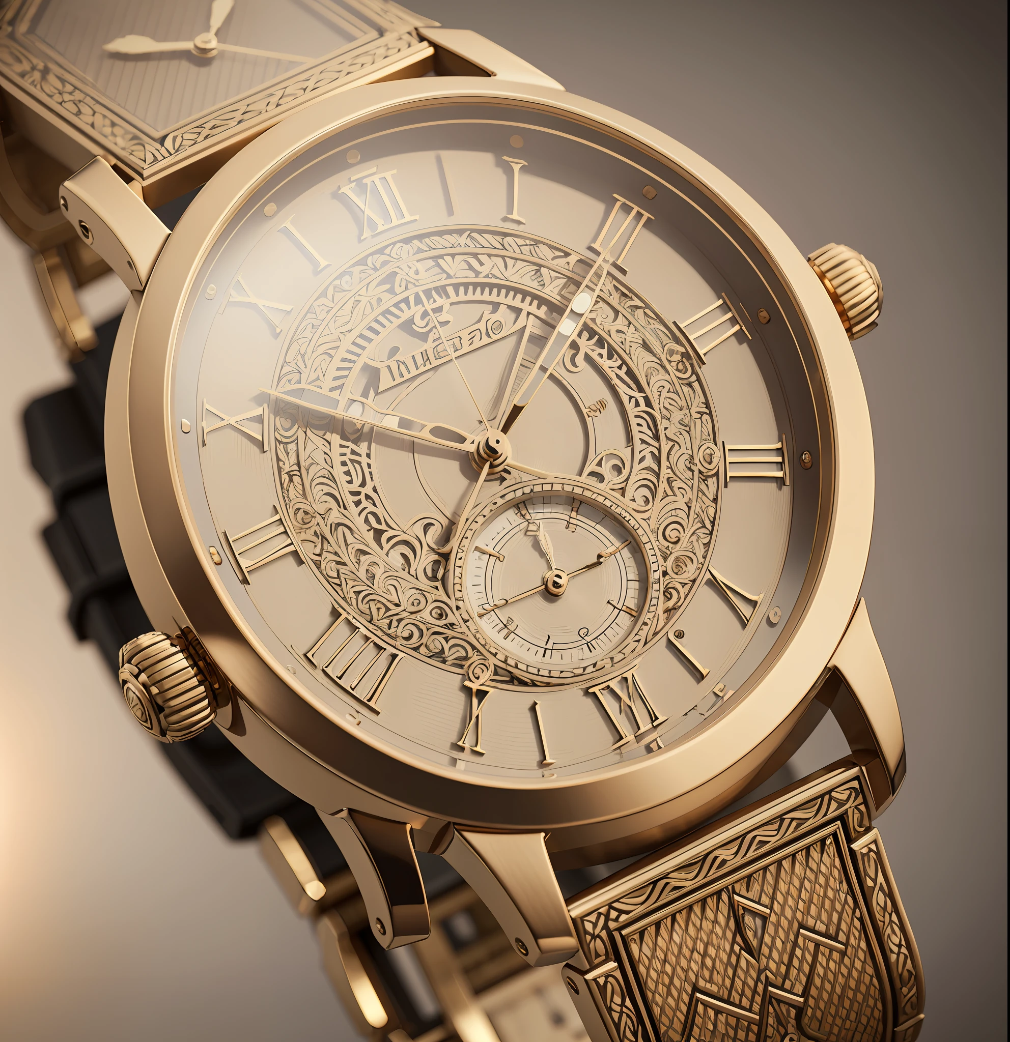 Vintage-inspired @mystyle watch an elegant and timeless design with intricate details, and detailed lighting, trending on Artstation, unreal engine, smooth finish, looking towards the viewer. - --auto --s2