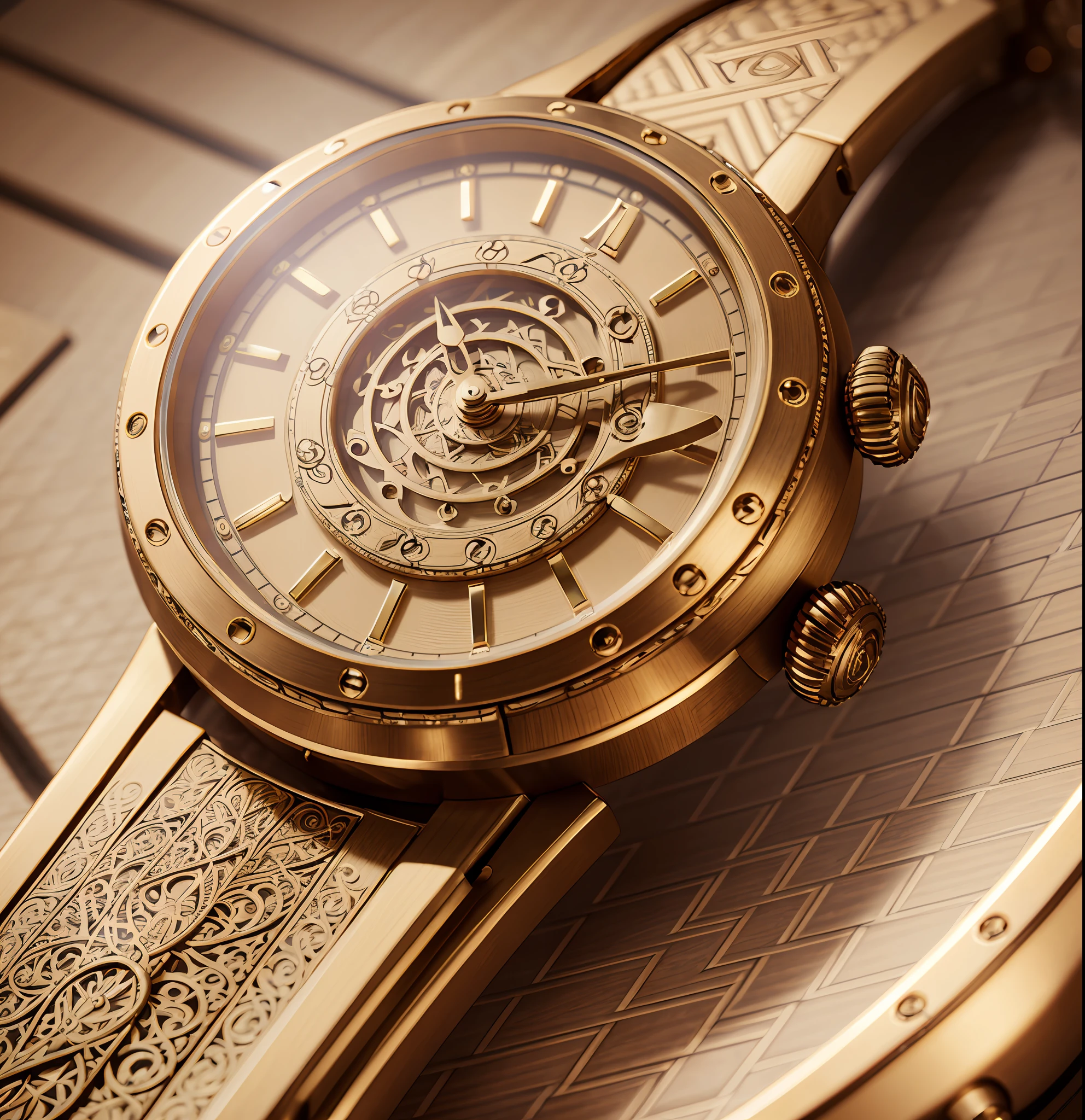 Vintage-inspired @mystyle watch an elegant and timeless design with intricate details, and detailed lighting, trending on Artstation, unreal engine, smooth finish, looking towards the viewer. --auto --s2
