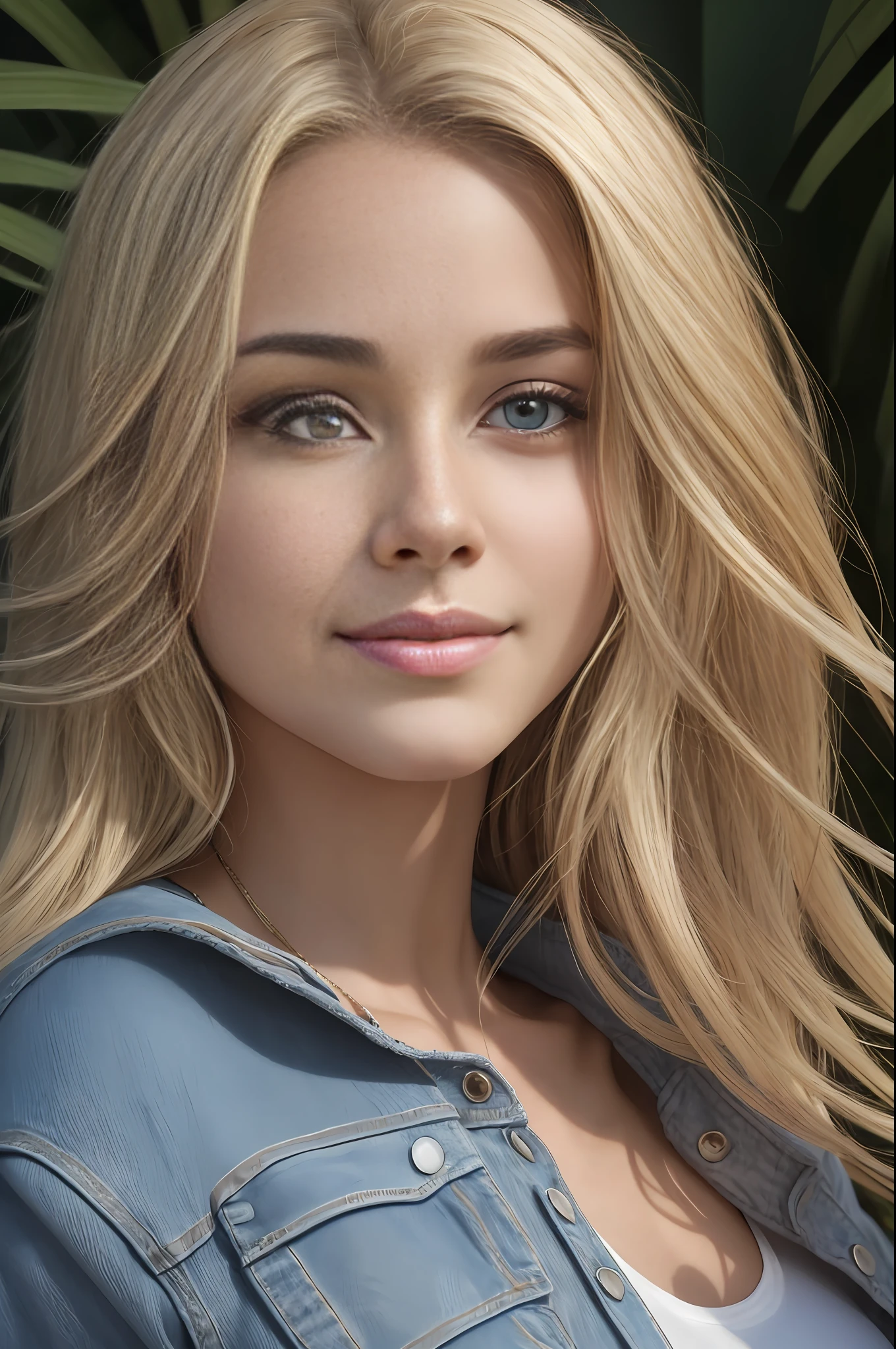 absurdres, RAW photo, highest quality, (masterpiece: 1.3), high detail RAW color photo, professional photo, extremely detailed CG 8k wallpaper unit, photo-realistic, realistic, RAW photo, masterpiece, best quality, highres,
1girl, 19 YEARS OLD, white, blonde hair, wavy, Average length, random hairstyle, beautiful body, thin legs, perfect gorgeous face, beautiful light brown realistic eyes, fair skin, detailed skin texture, very small natural breasts. Smiling. She looks amazing. Sitting cross-legged, reading a book. (Denim jacket, simple design). Ibirapuera Park, São Paulo.