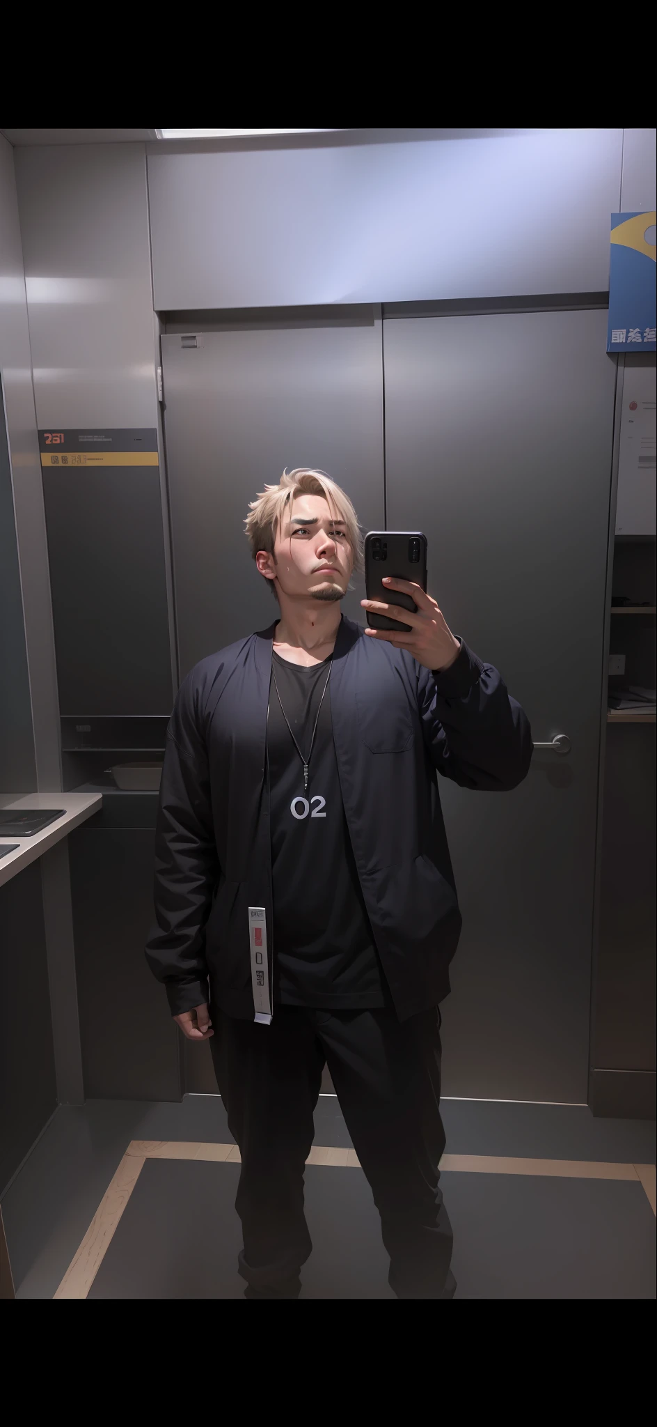Turn the person in this image into a Japanese anime character, ultra HD image while maintaining his physical characteristics